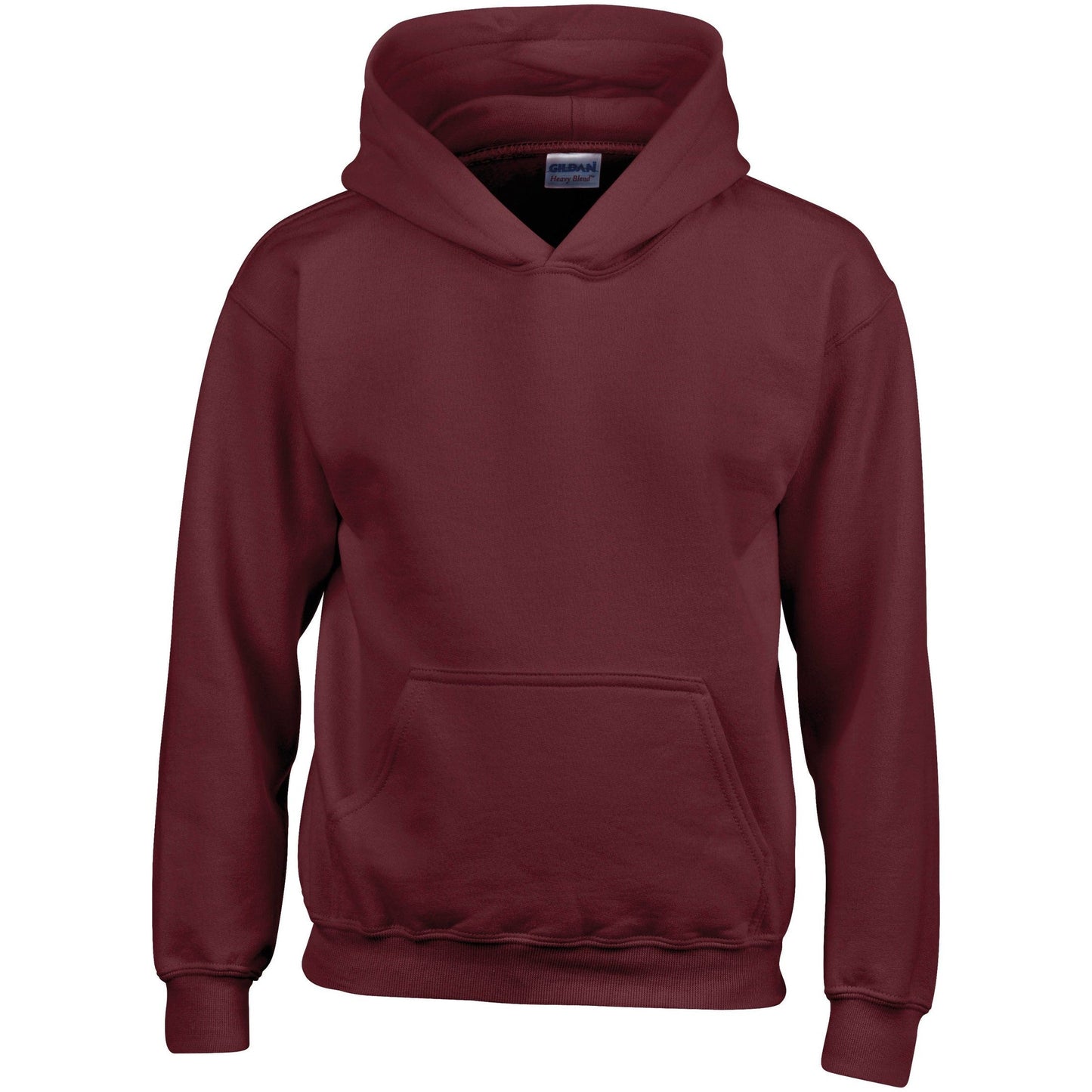Gildan Heavy Blend Youth Hooded Sweatshirt 50/50 Cotton Polyester Pouch Pocket