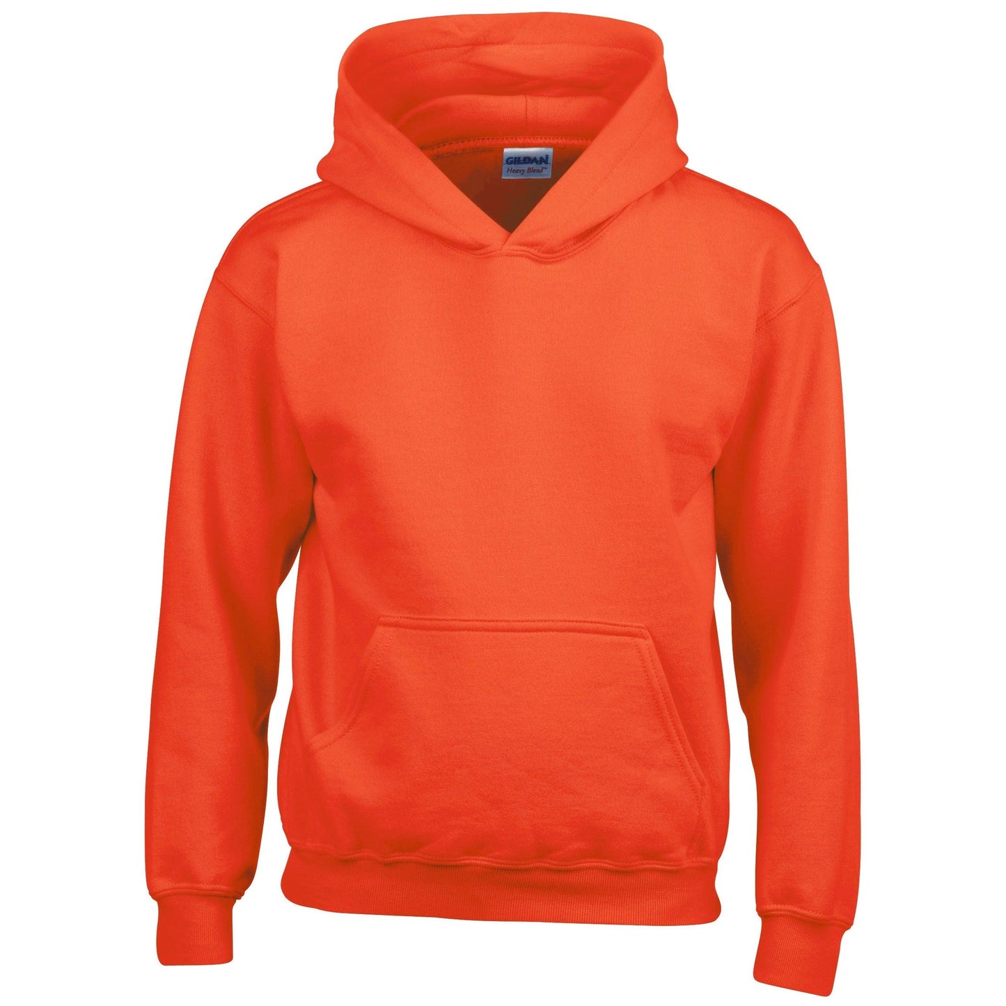 Gildan Heavy Blend Youth Hooded Sweatshirt 50/50 Cotton Polyester Pouch Pocket