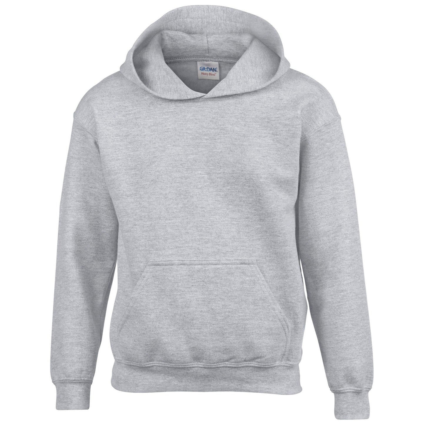 Gildan Heavy Blend Youth Hooded Sweatshirt 50/50 Cotton Polyester Pouch Pocket