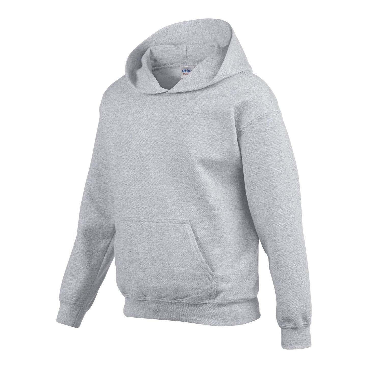 Gildan Heavy Blend Youth Hooded Sweatshirt 50/50 Cotton Polyester Pouch Pocket