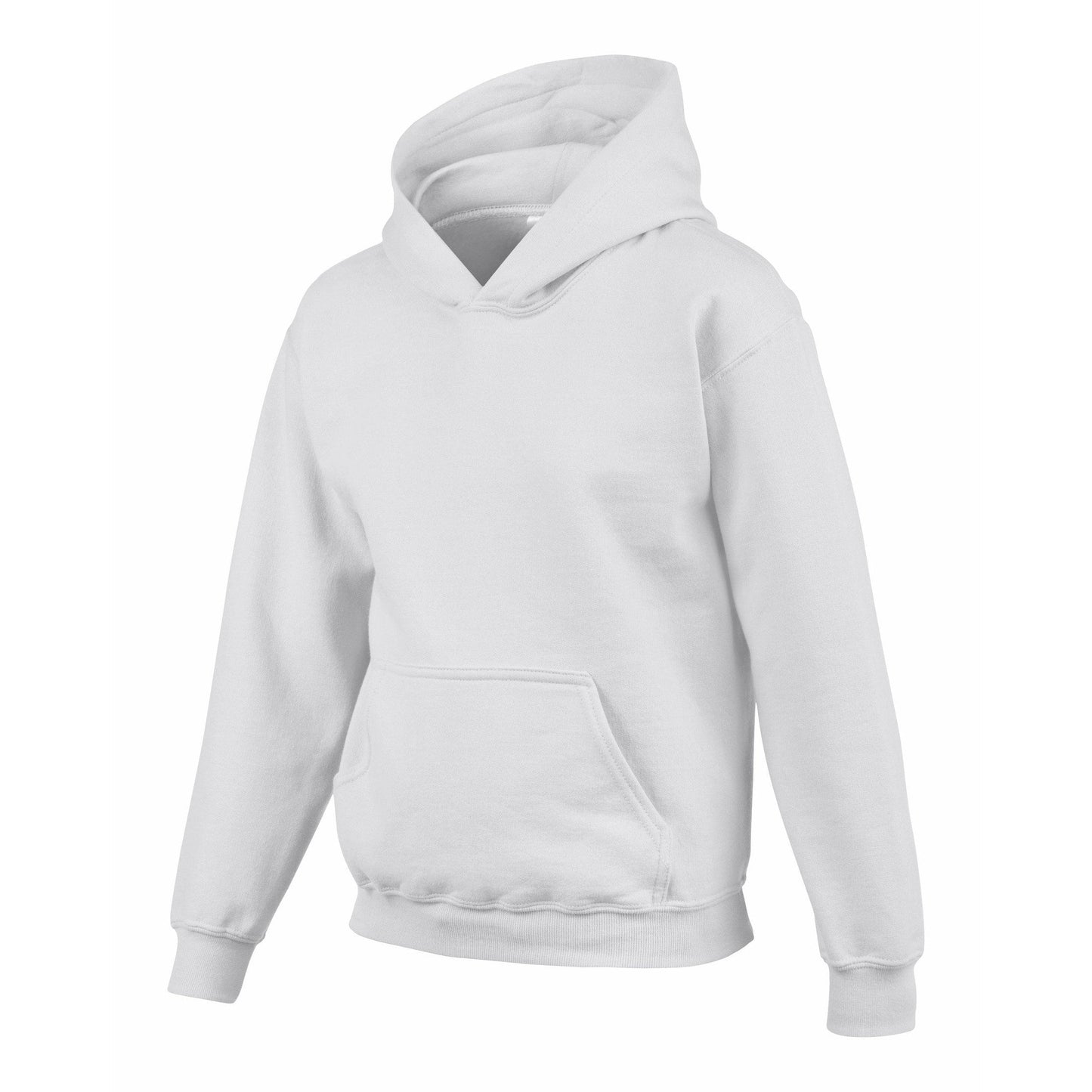 Gildan Heavy Blend Youth Hooded Sweatshirt 50/50 Cotton Polyester Pouch Pocket