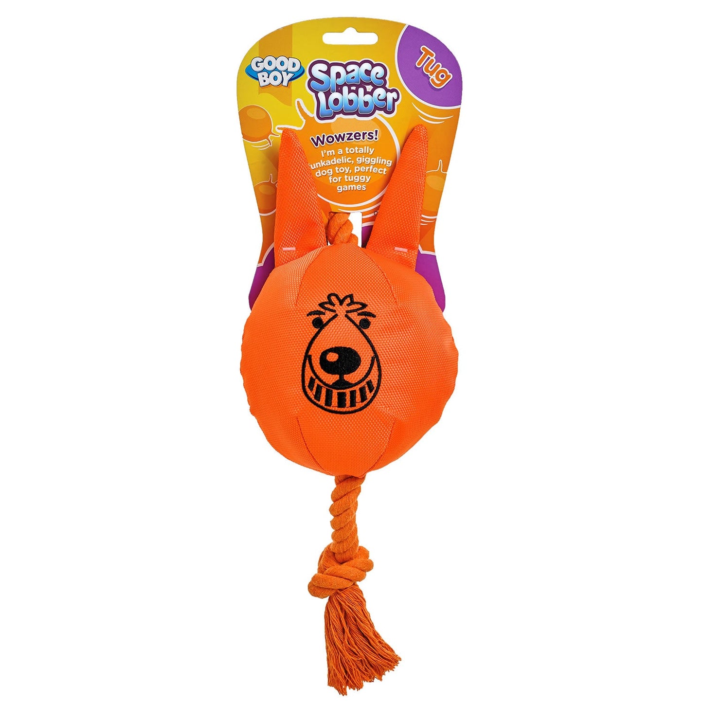 Good Boy Tug Space Lobber Tough Fabric Toy for Strong Chewers and Fetch