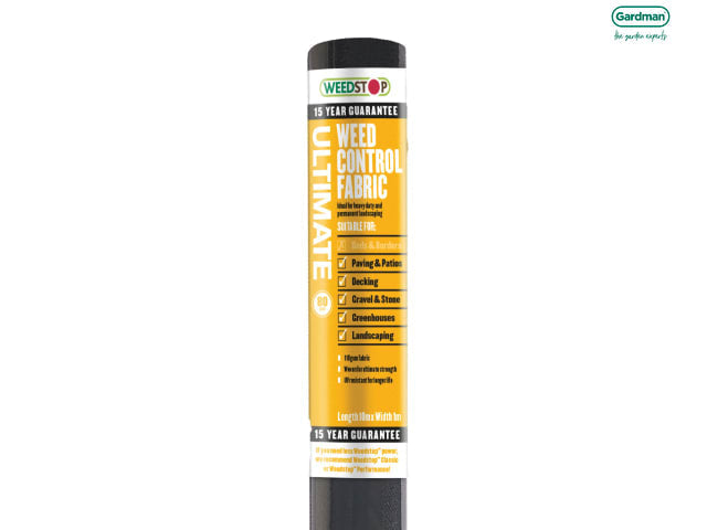Gardman Weedstop Ultimate 10 x 1.0m Weed Control Fabric UV Resistant