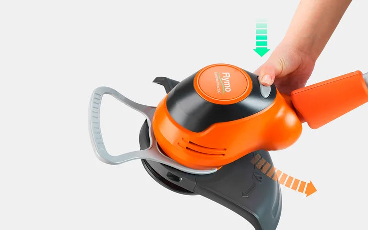 Flymo 18V EasiTrim Plus 230 Battery Grass Trimmer Flexible Lightweight Quiet