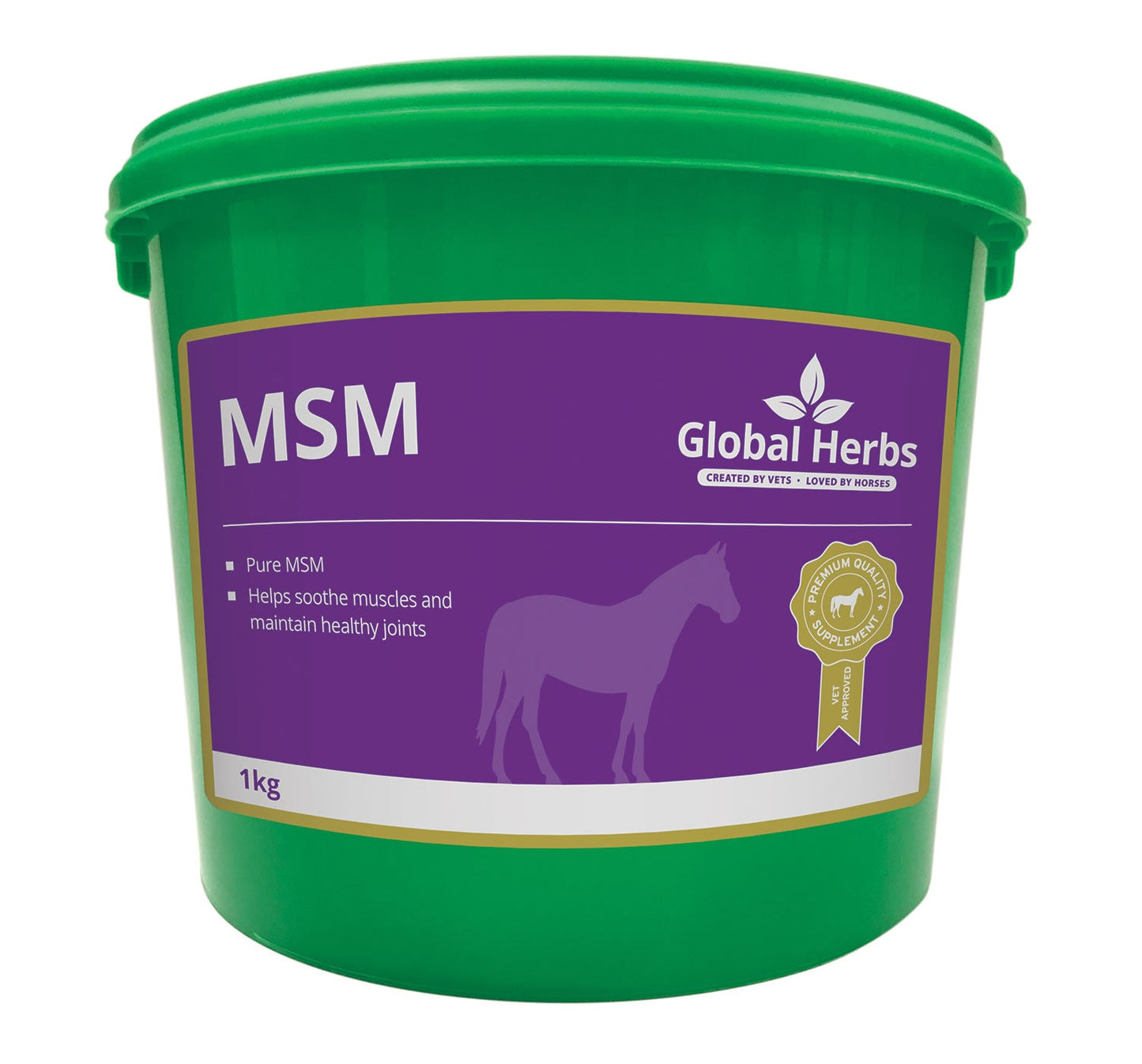 Global Herbs MSM Pure Equine Joint Supplement for Healthy Joints