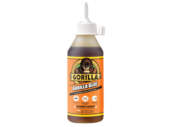 Gorilla Glue Polyurethane Waterproof Adhesive 250ml Strong Bonding Multi-Surface