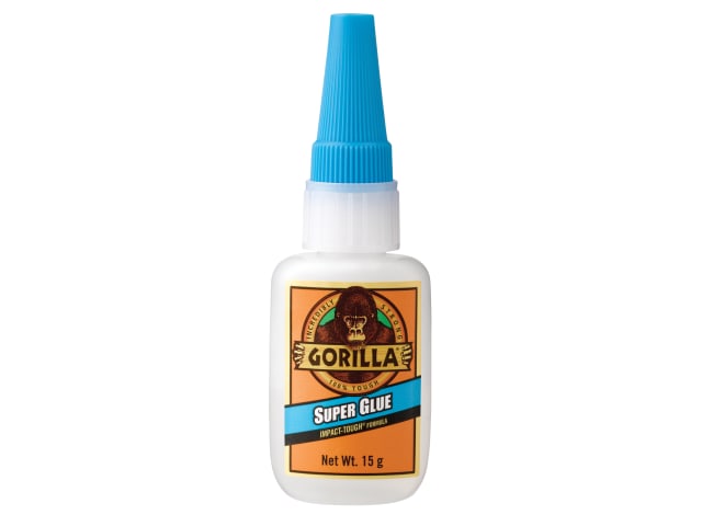 Gorilla Superglue 15g Strong Adhesive Impact Resistant No Clamping Needed