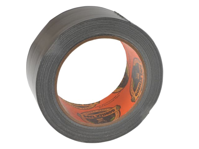 Gorilla Tape 48mm x 32m Black Ultra Tough Cloth Tape for Repairs and Patching