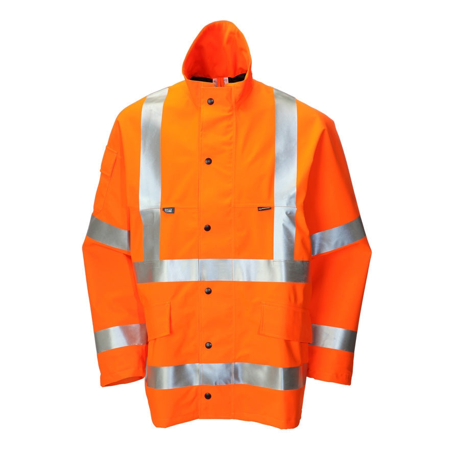 Gore-Tex Orange Foul Weather Jacket Waterproof Windproof Breathable Class 3