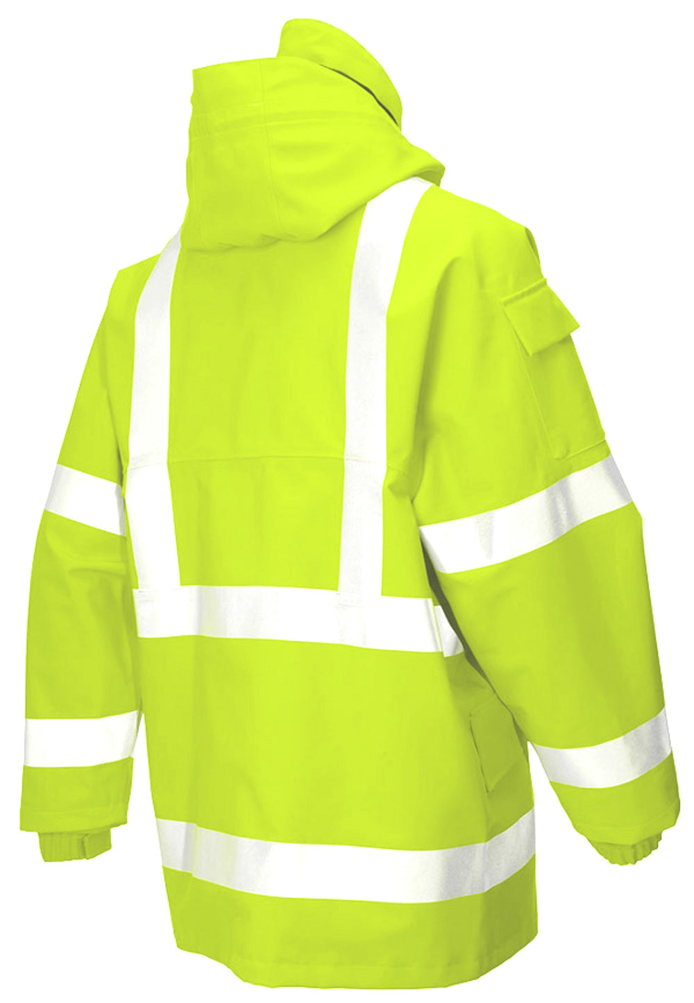 Gore-Tex Saturn Yellow Foul Weather Jacket Waterproof Windproof Breathable