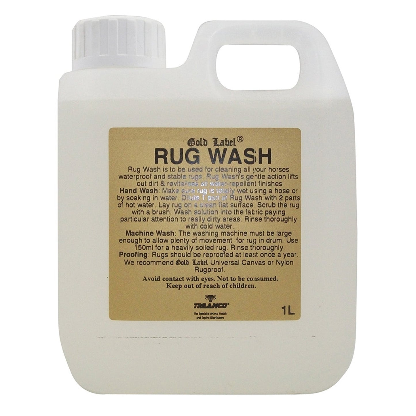 Gold Label Rug Wash For Horse Rugs Hand and Machine Safe
