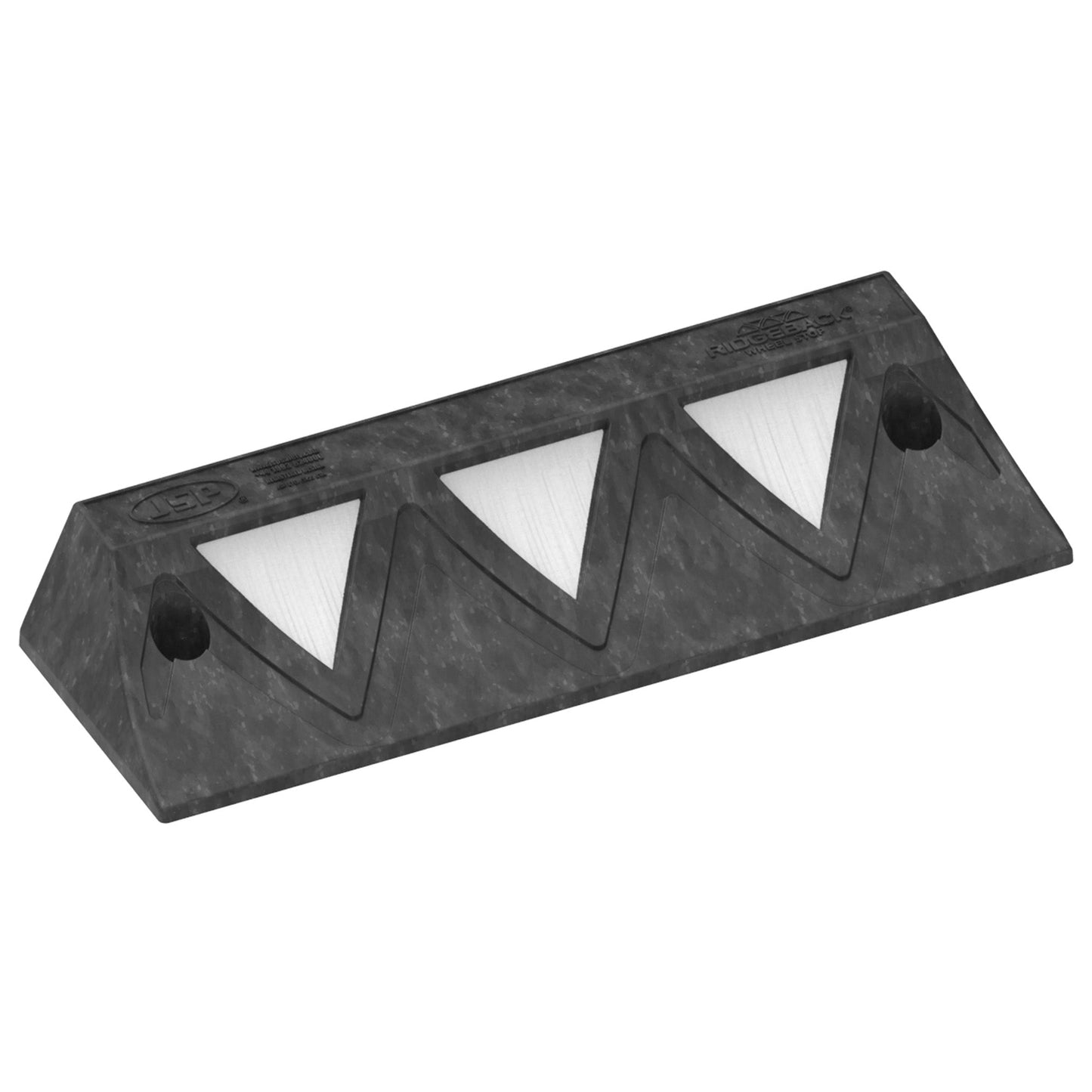JSP Ridgeback Wheelstop Recycled PVC Durable Parking Stop Reflective Options