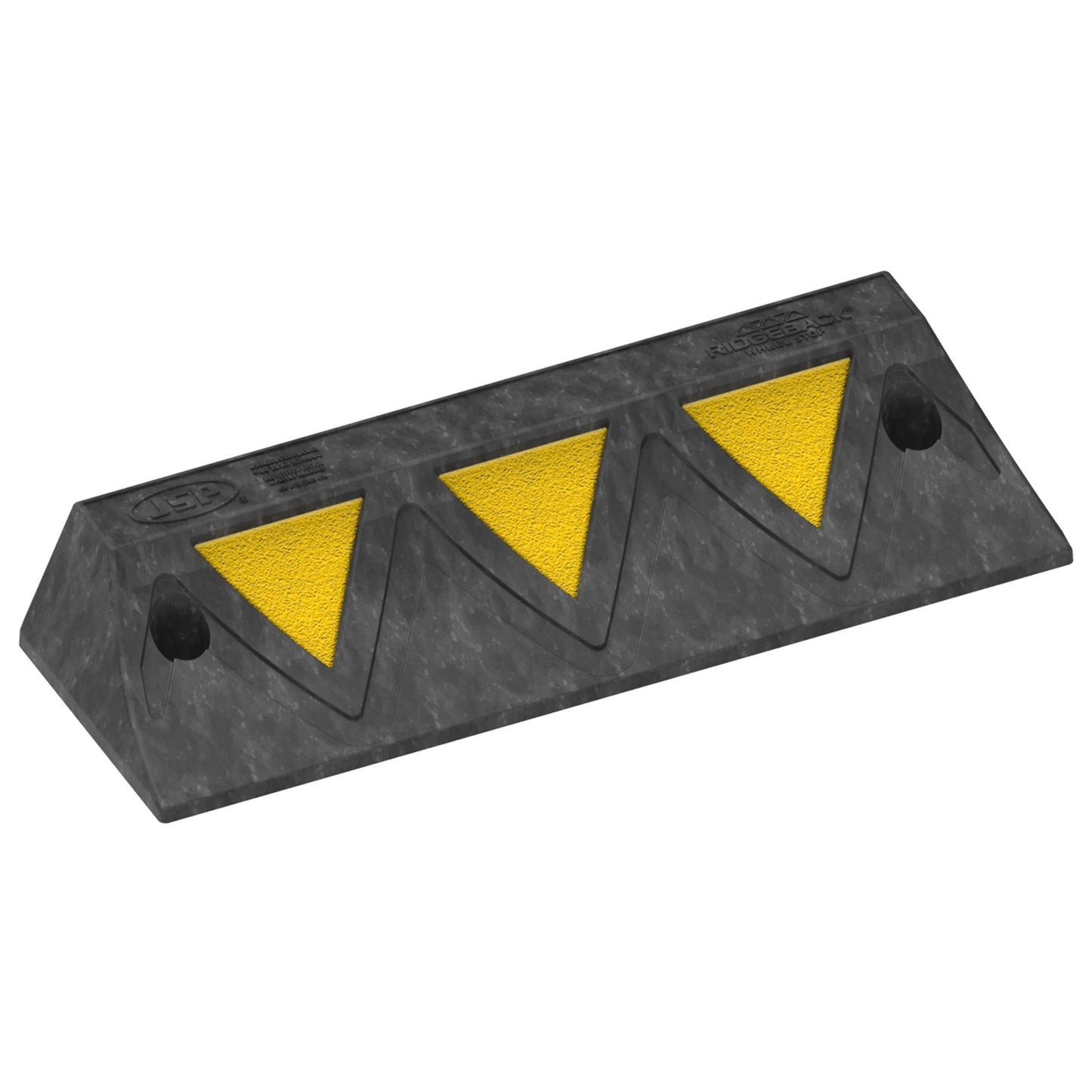 JSP Ridgeback Wheelstop 600mm Reflective Durable Recycled PVC Parking Stop