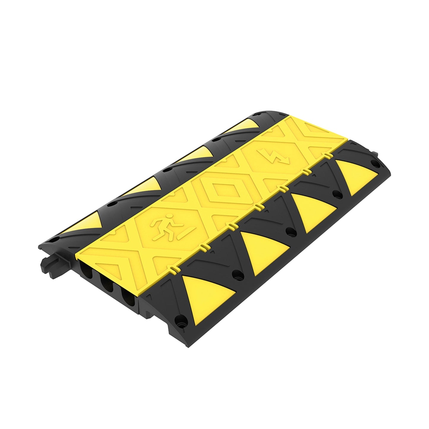 JSP Ridgeback Reflective Cable Hose Protector Ramp with 3 Channels for Safety