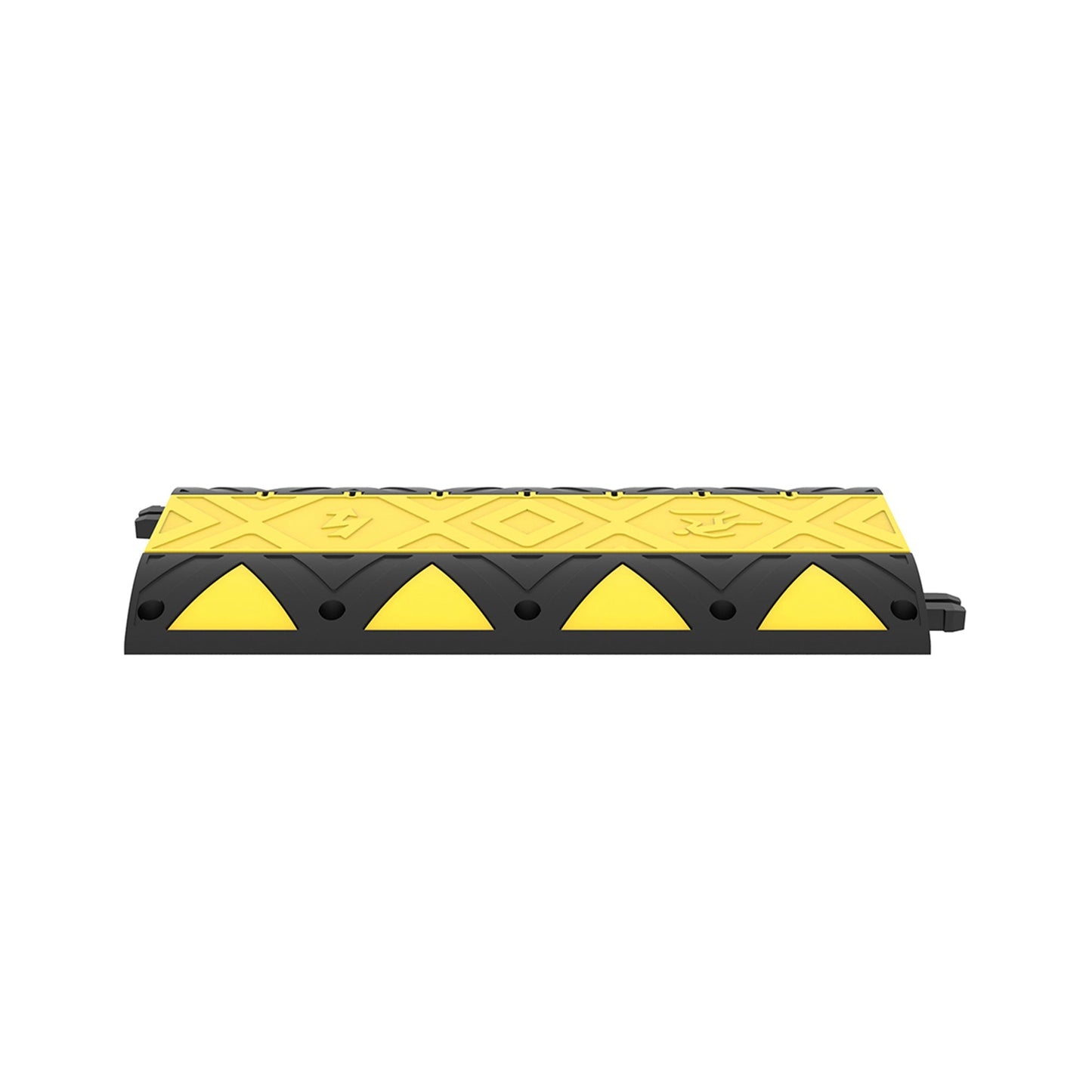 JSP Ridgeback Reflective Cable Hose Protector Ramp with 3 Channels for Safety