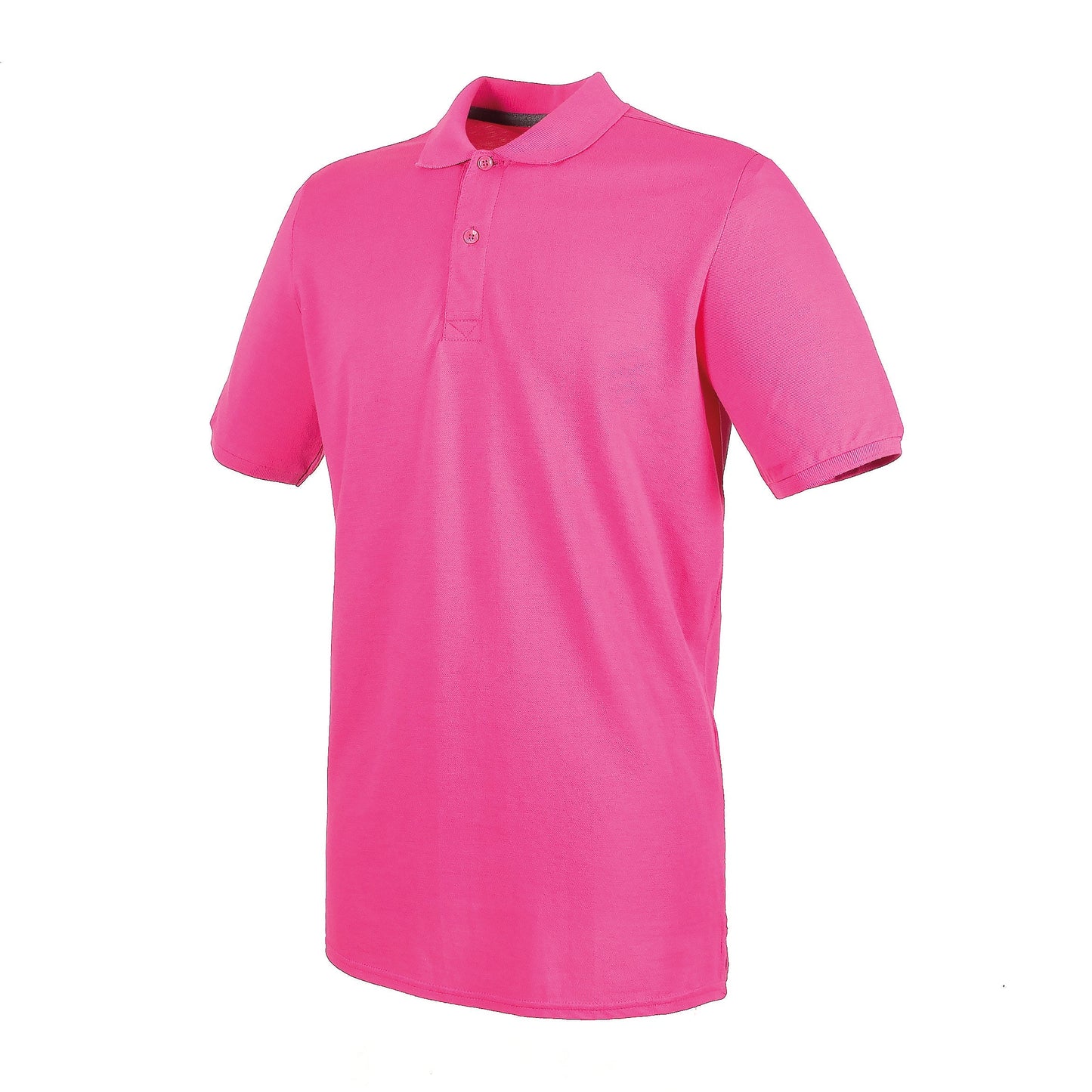Henbury Micro-Fine PiquÃ© Polo Shirt Fuchsia Modern Fit Lightweight Cotton