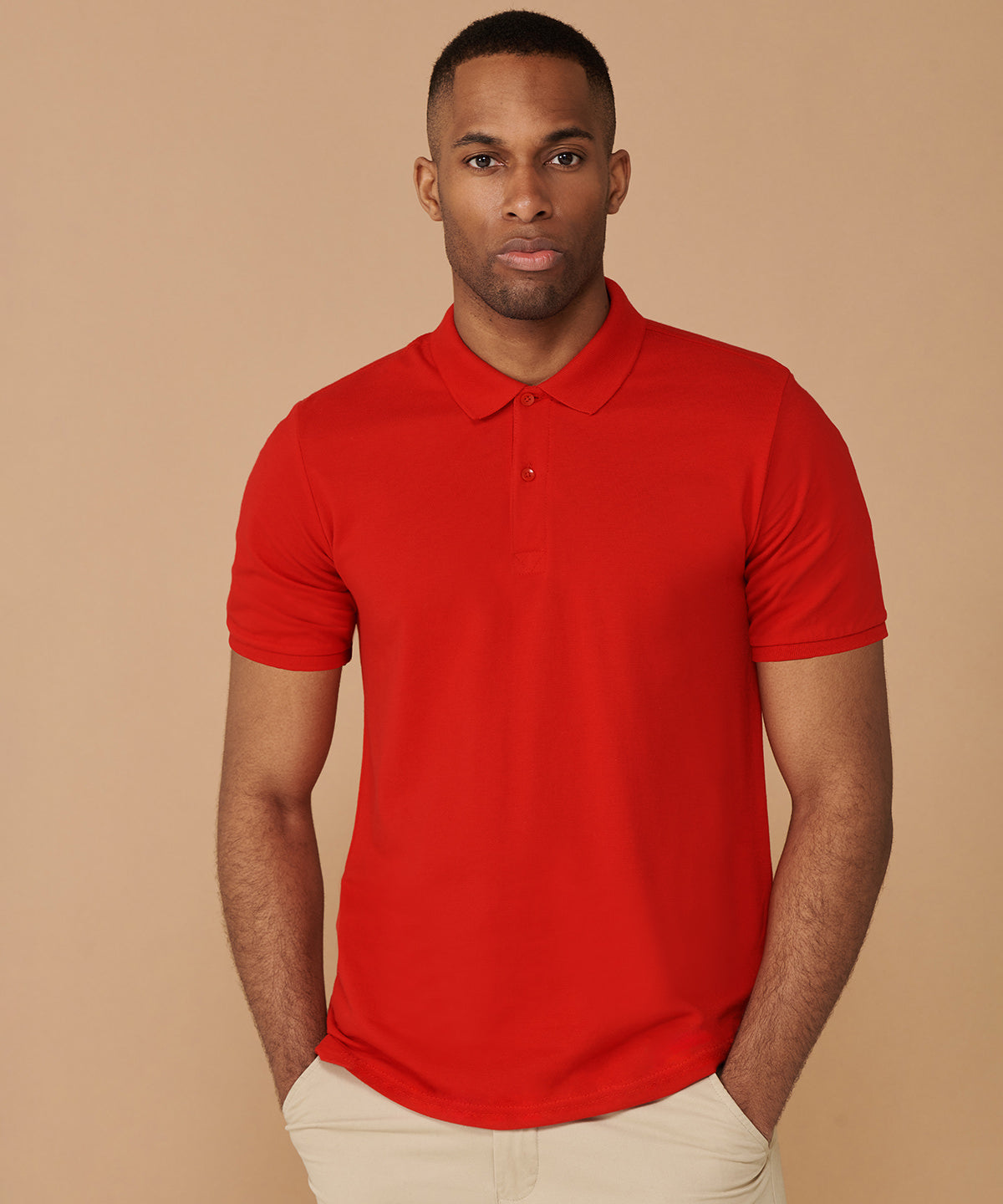 Henbury Micro-Fine PiquÃ© Polo Shirt Modern Fit Lightweight Purple 100% Cotton