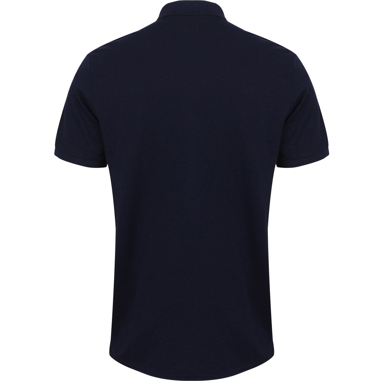 Henbury Micro-Fine PiquÃ© Polo Shirt Navy Modern Fit Lightweight Cotton