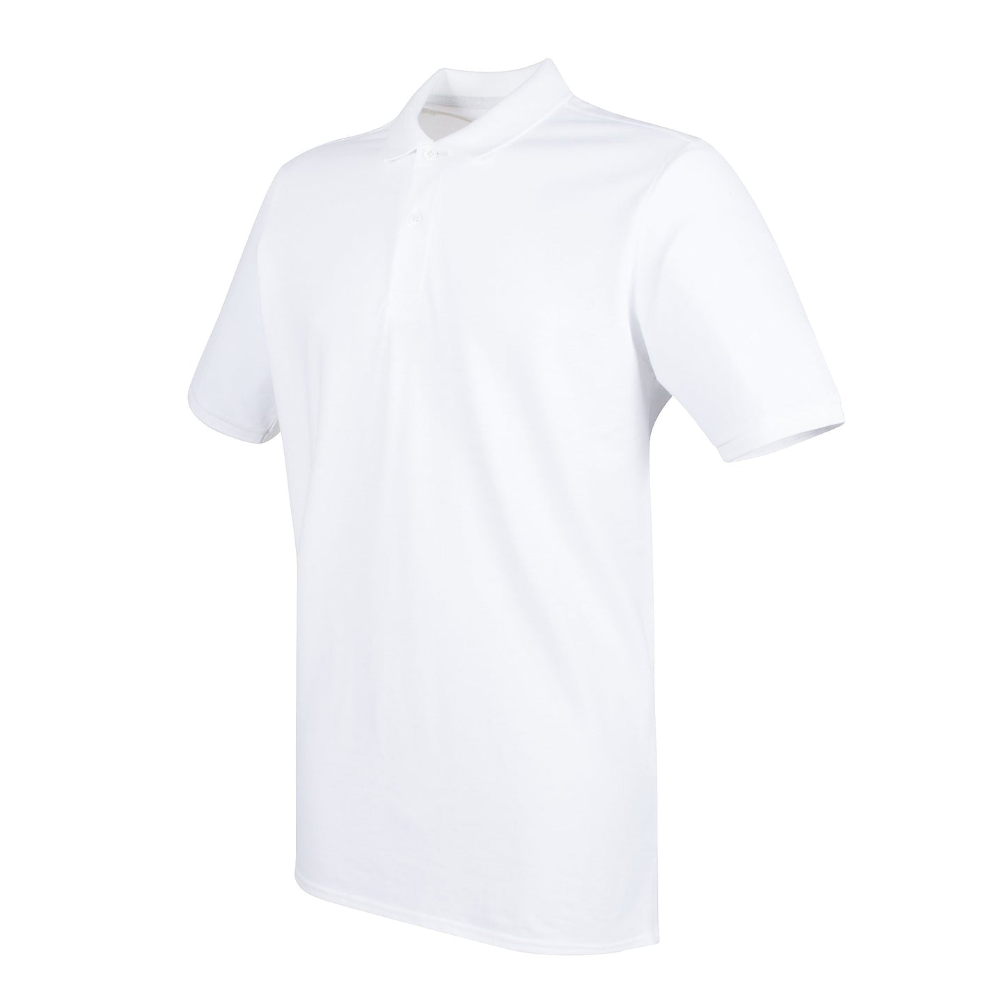 Henbury Micro-Fine PiquÃ© Polo Shirt White Modern Fit Lightweight Cotton