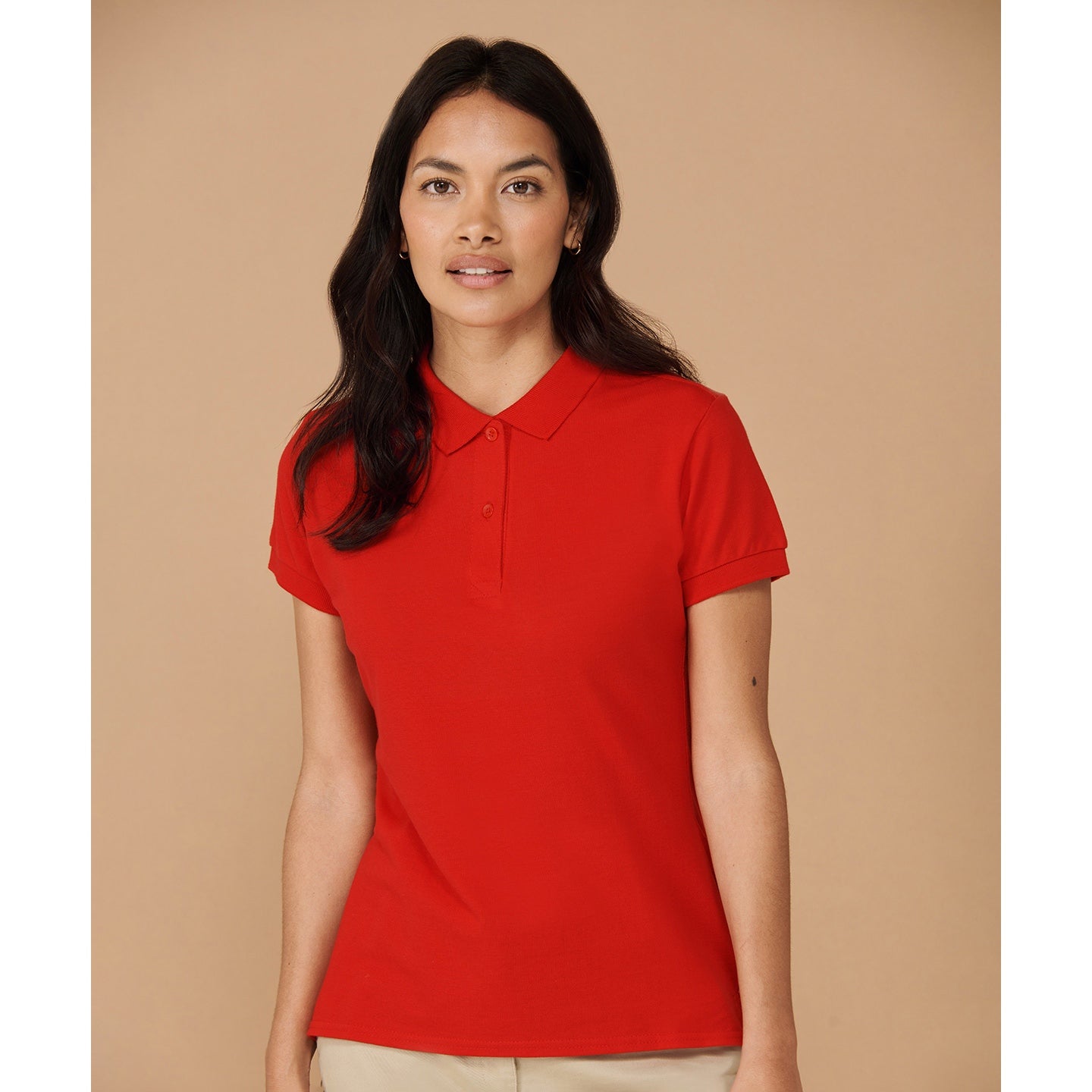 Henbury Women's Micro-Fine PiquÃ© Polo Shirt Modern Fit Lightweight Cotton