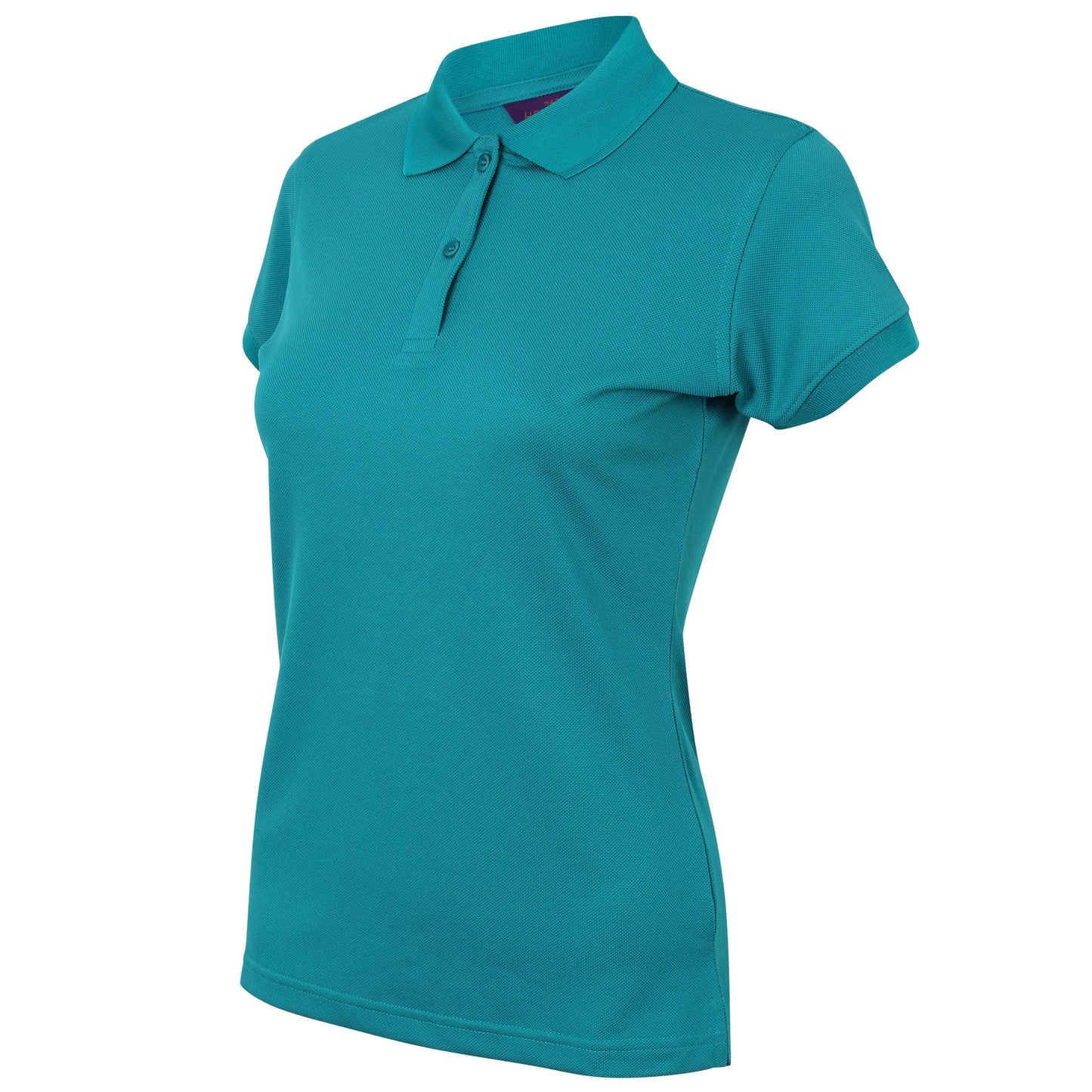 Henbury Women's Coolplus Polo Shirt Bright Jade Fitted Wicking Performance