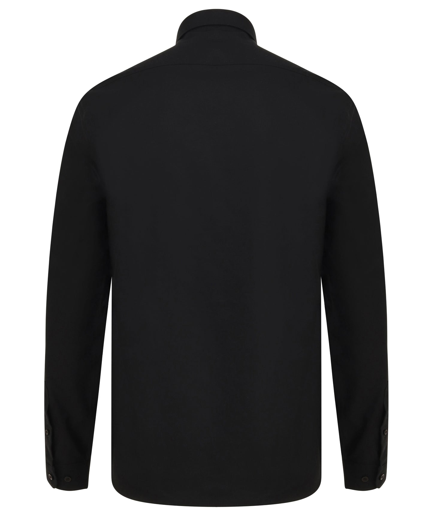 Henbury Modern Long Sleeve Oxford Shirt Wrinkle Resistant Tag Free Fit Options