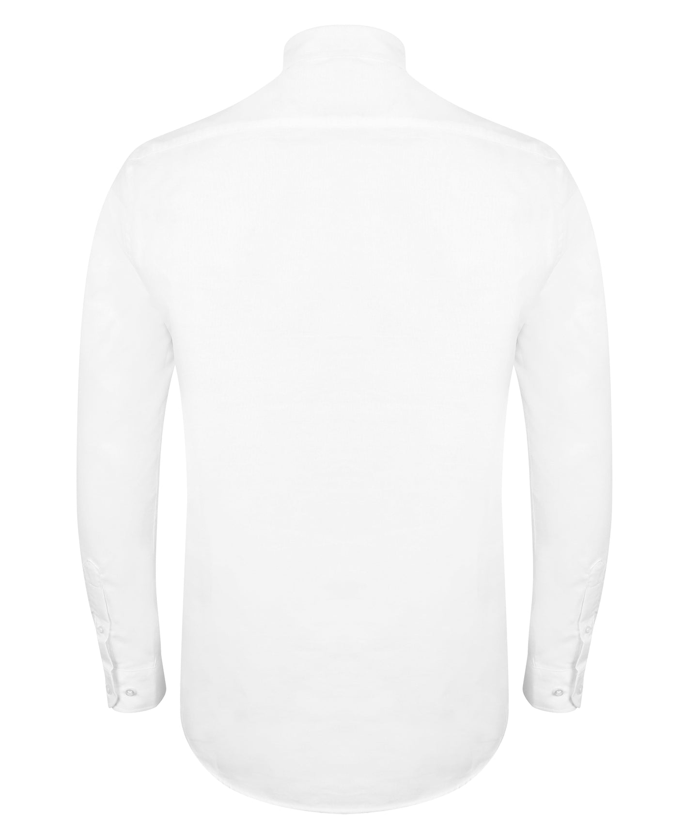 Henbury Modern Long Sleeve Oxford Shirt Wrinkle Resistant Tag Free Fit Options