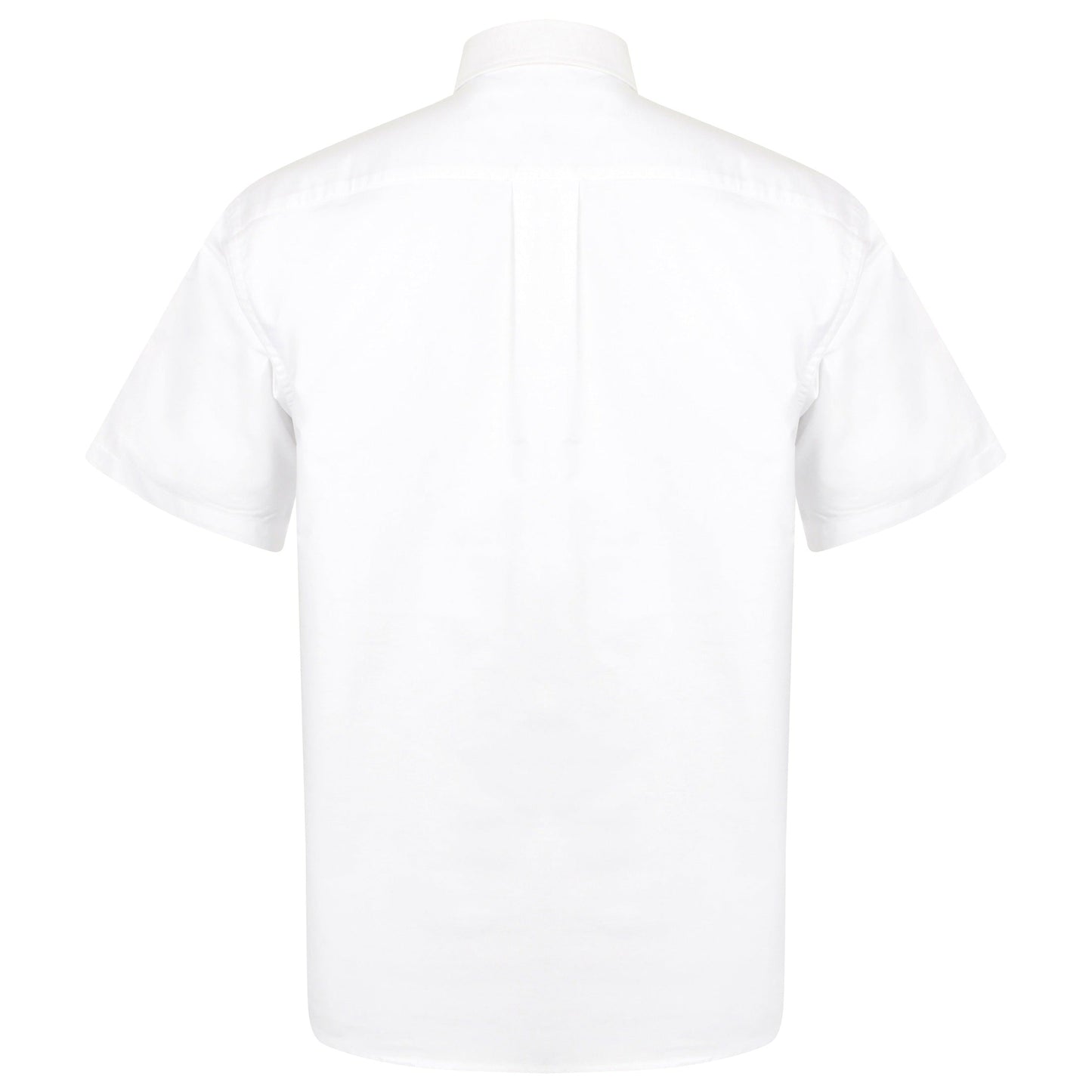 Henbury Classic Fit Short Sleeve Oxford Shirt Wrinkle-Resistant Corporate Wear