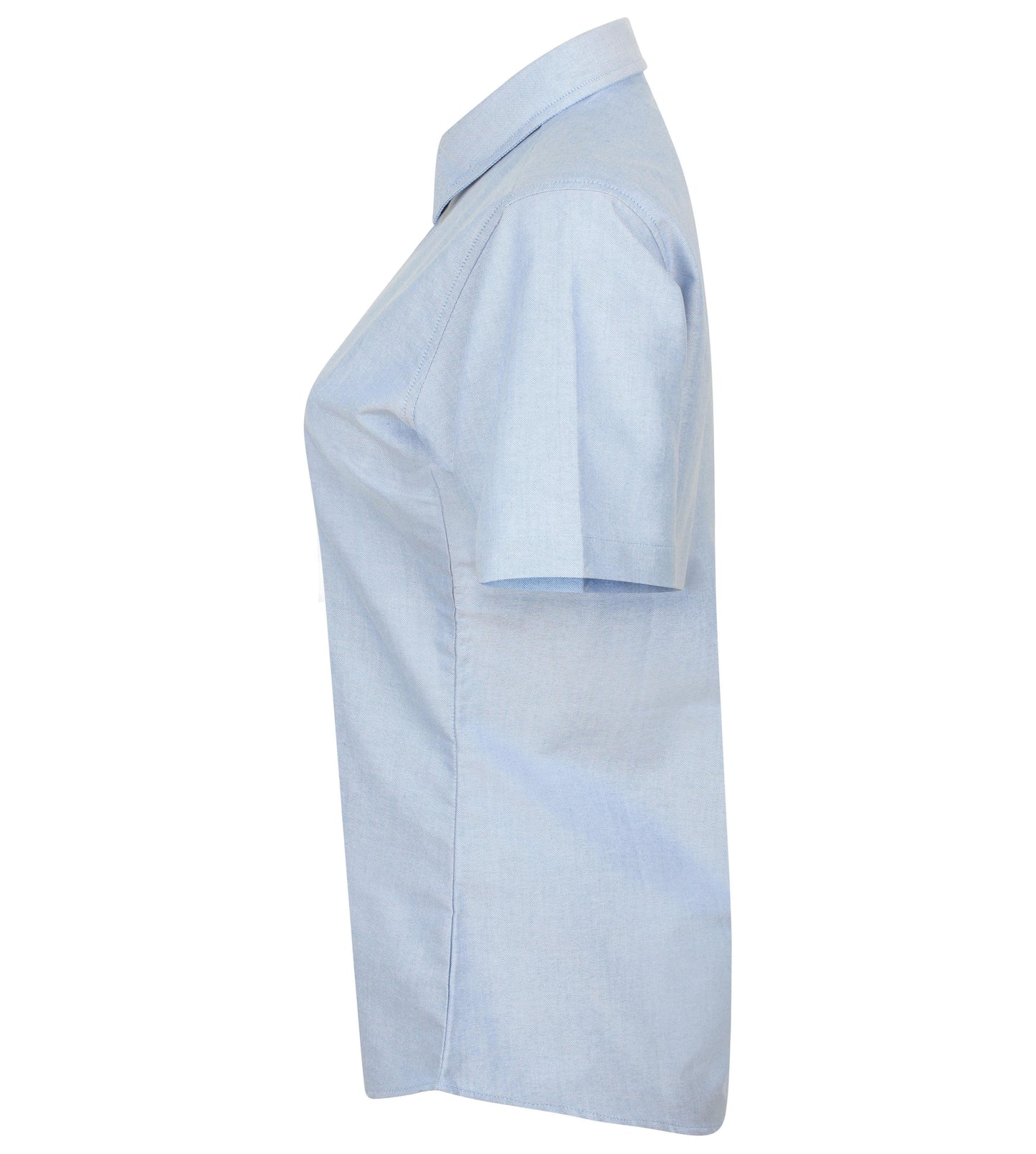 Henbury Women's Classic Fit Short Sleeve Oxford Shirt Wrinkle-Resistant