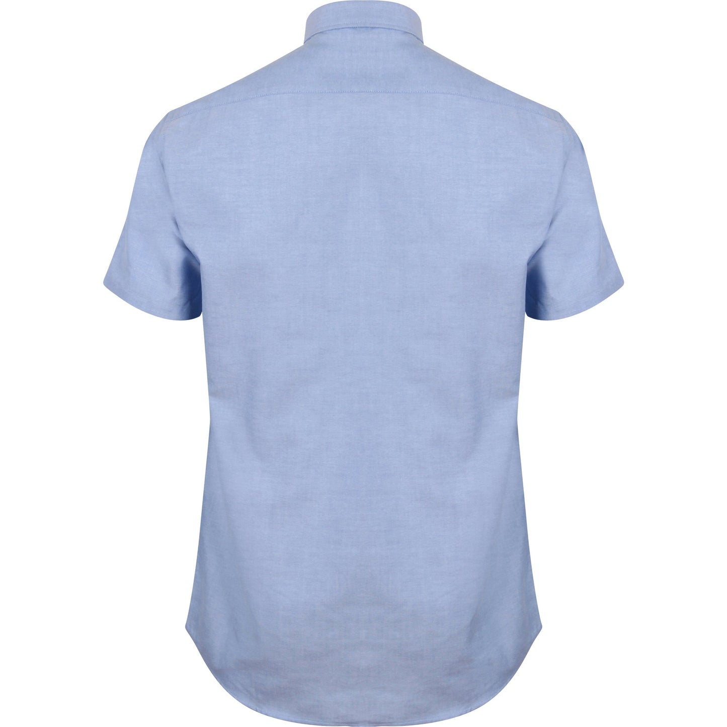 Henbury Modern Short Sleeve Oxford Shirt Regular Fit Wrinkle-Resistant Cotton