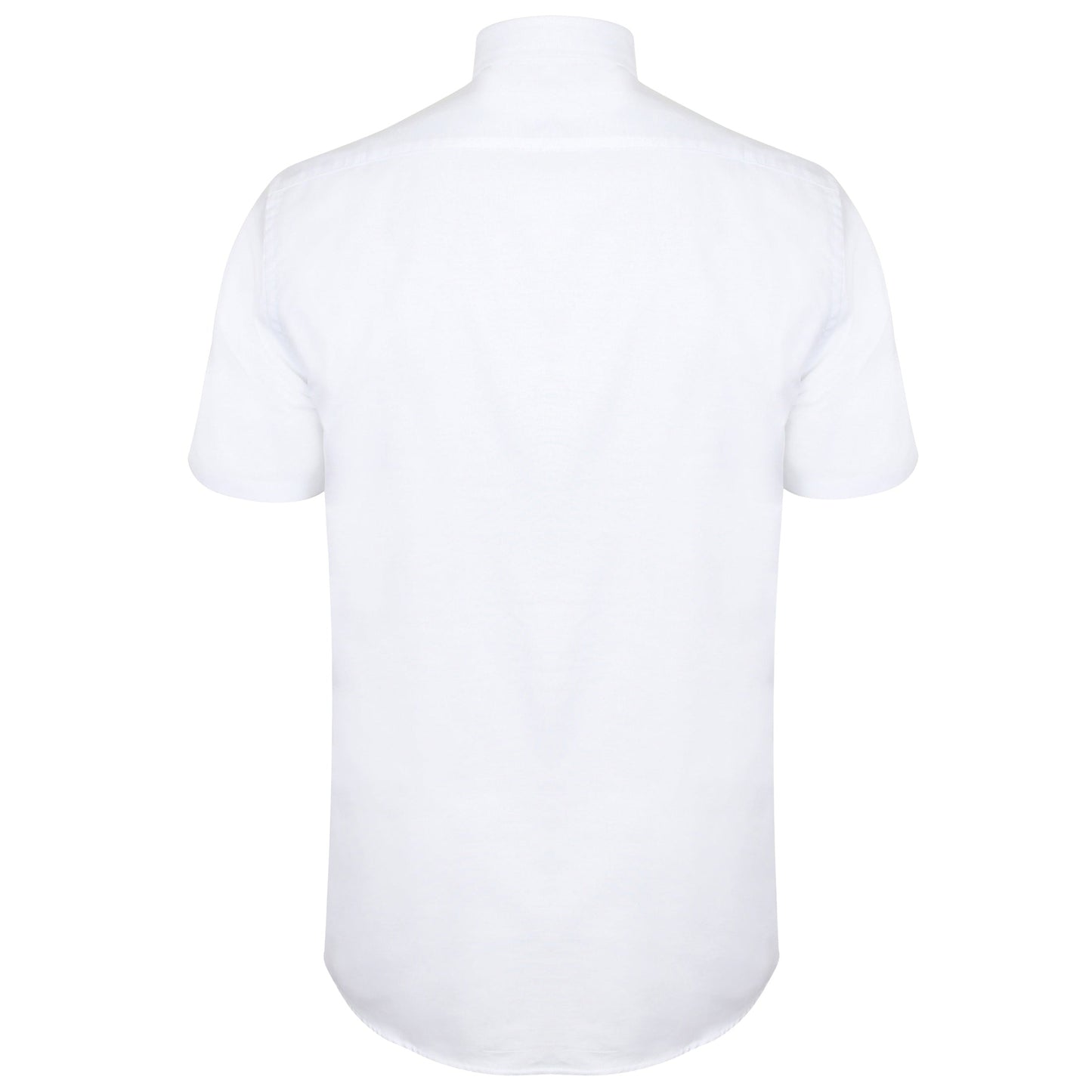 Henbury Modern Short Sleeve Oxford Shirt Regular Fit Wrinkle-Resistant Cotton