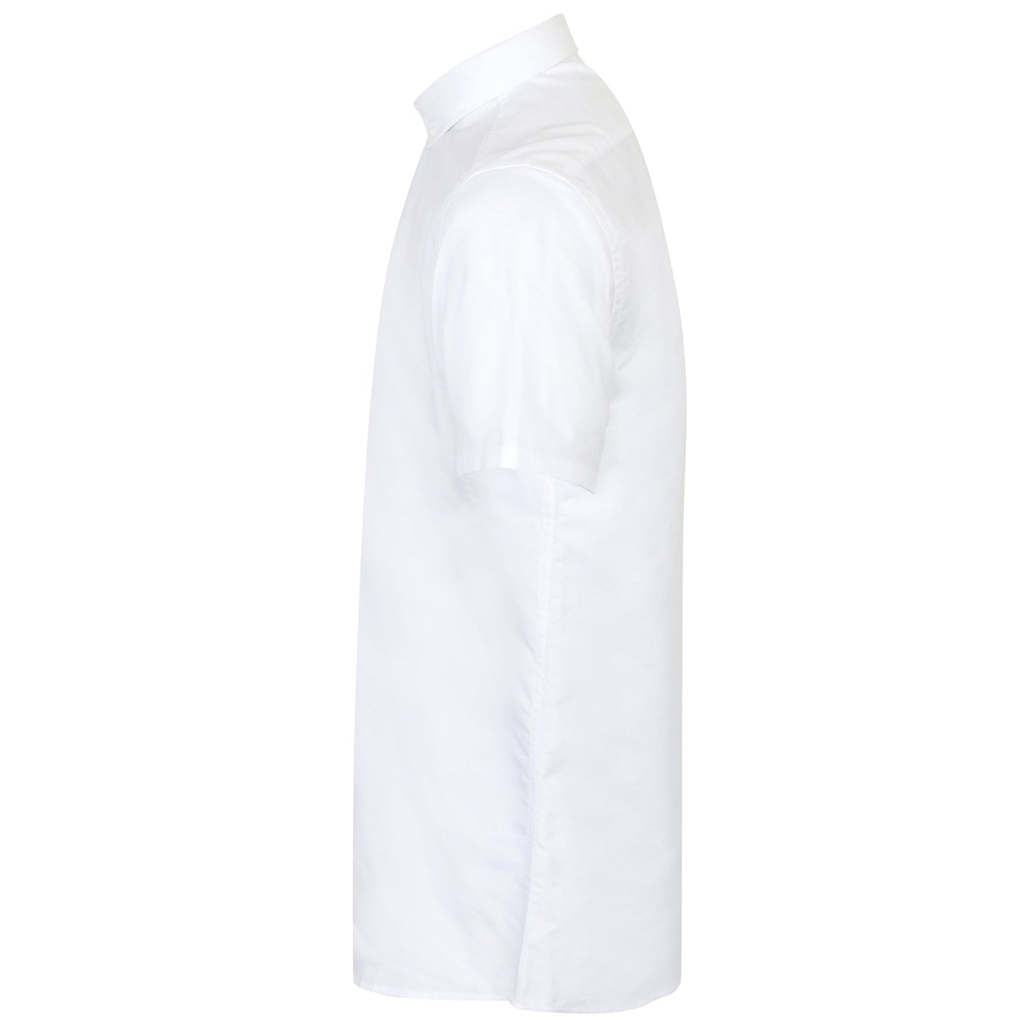 Henbury Modern Short Sleeve Oxford Shirt Regular Fit Wrinkle-Resistant Cotton