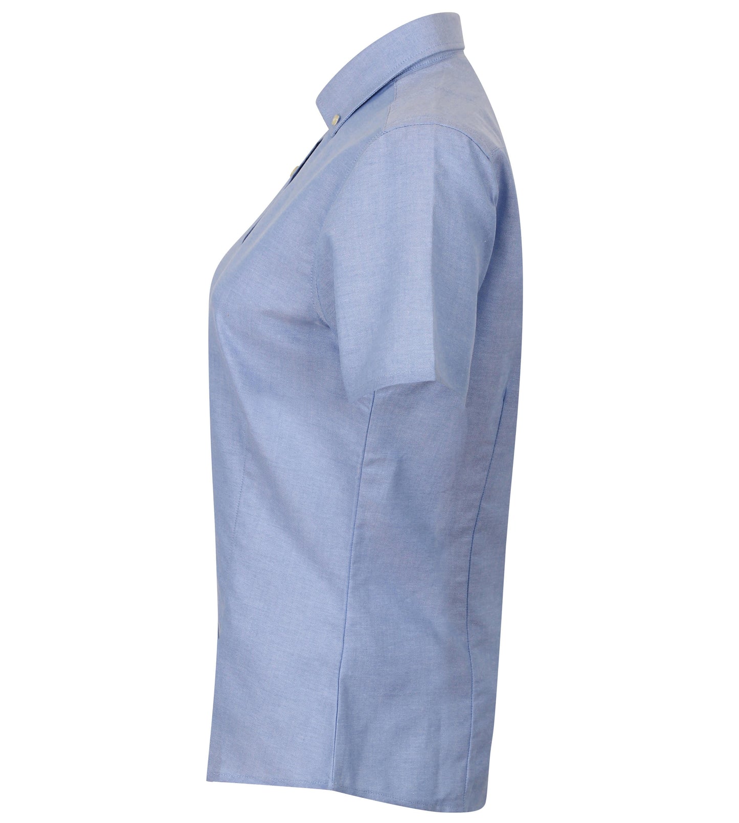 Henbury Women's Short Sleeve Oxford Shirt Lightweight Wrinkle-Resistant Fit