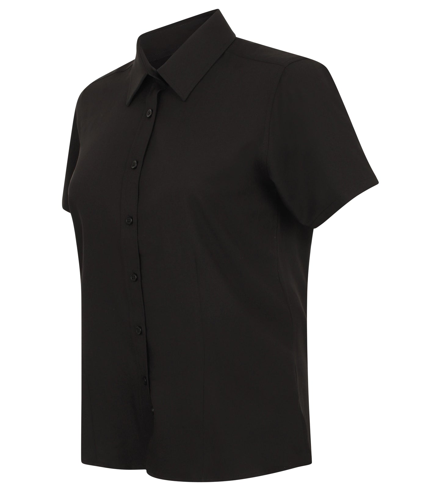 Henbury Women's Antibacterial Wicking Short Sleeve Shirt Quick Dry UVPF 50