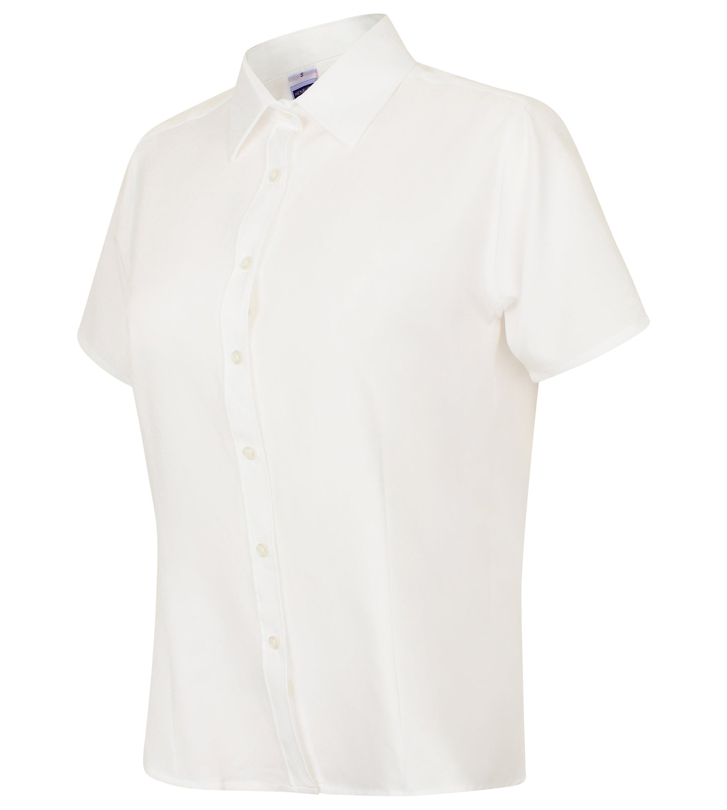 Henbury Women's Antibacterial Wicking Short Sleeve Shirt Quick Dry UVPF 50