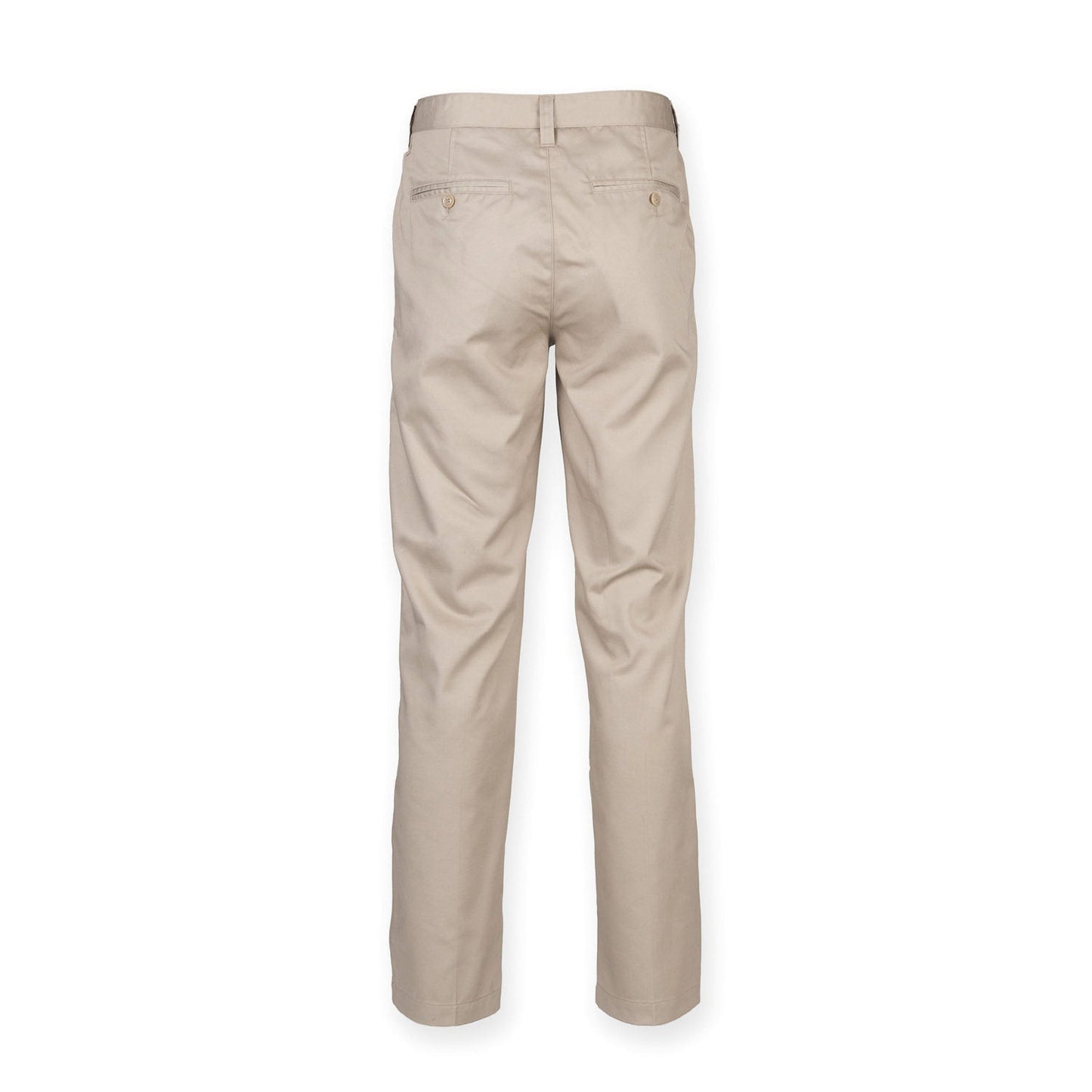 Henbury Women's Chino Trousers Flat Front Straight Leg Workwear Sizes XS-4XL