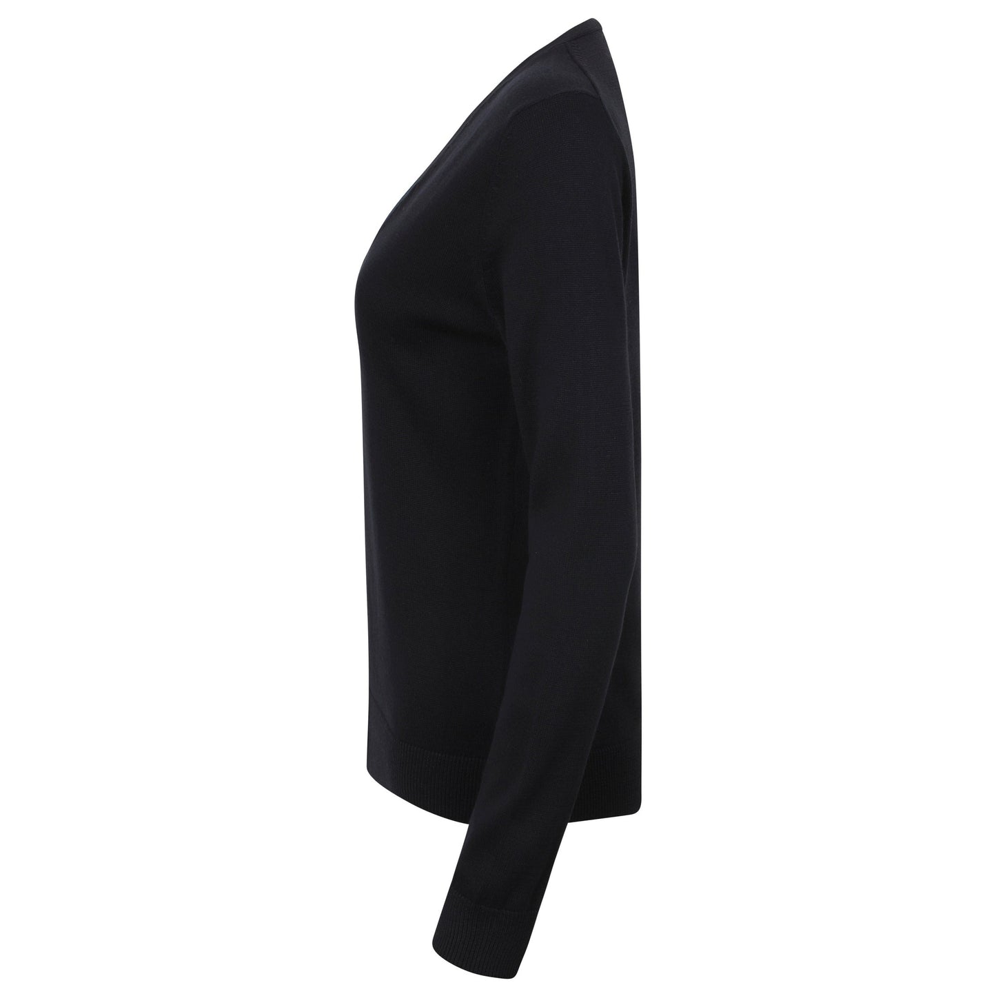 Henbury Women's V-Neck Cardigan Fine Knit + Pearlized Buttons Corporate Colours