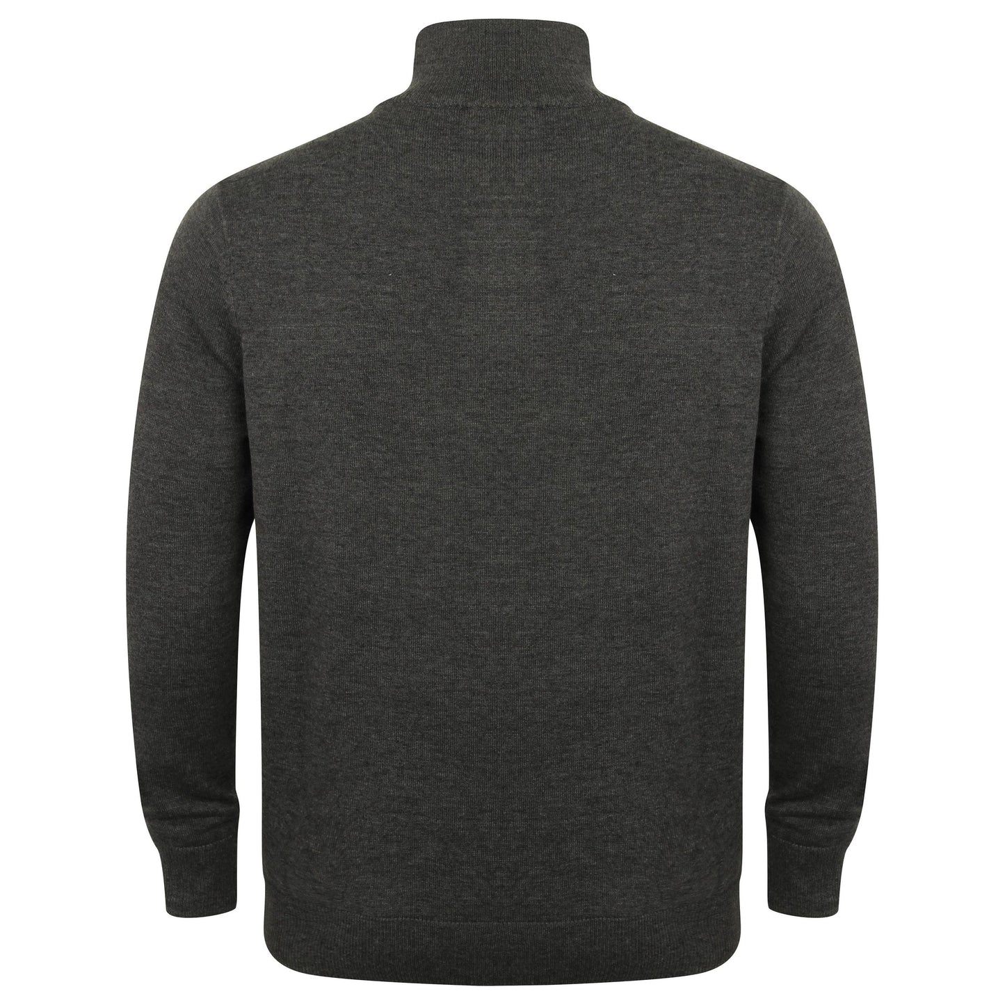 Henbury 1/4 Zip Jumper Fine Knit Cotton Acrylic Corporate Casual Sweater