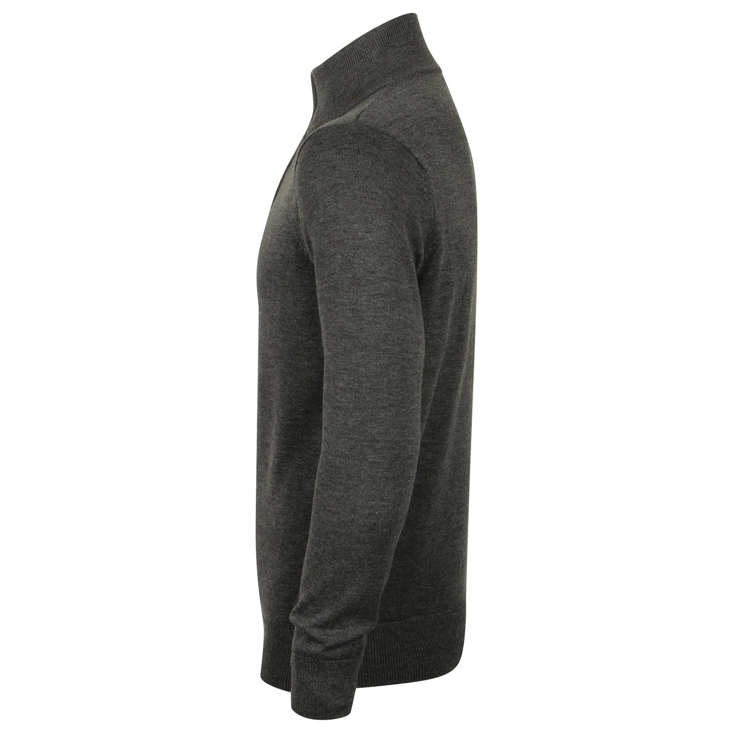 Henbury 1/4 Zip Jumper Fine Knit Cotton Acrylic Corporate Casual Sweater