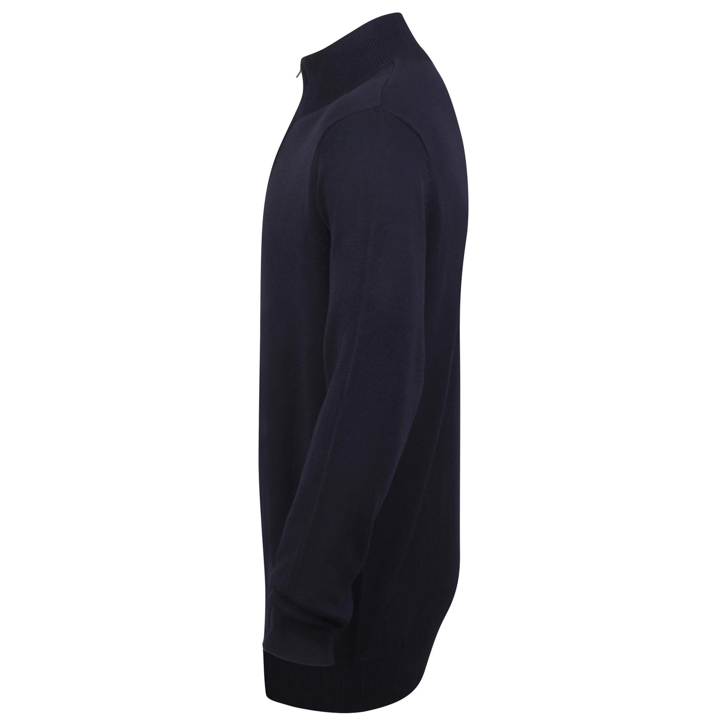 Henbury 1/4 Zip Jumper Fine Knit Cotton Acrylic Corporate Casual Sweater