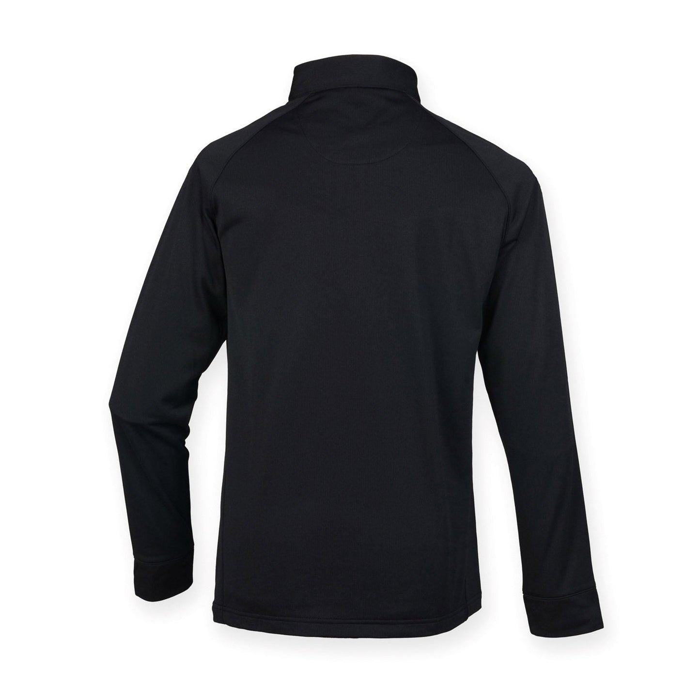 Henbury Quarter Zip Top Wicking Finish Fleece Inner Sportswear Adult Sizes