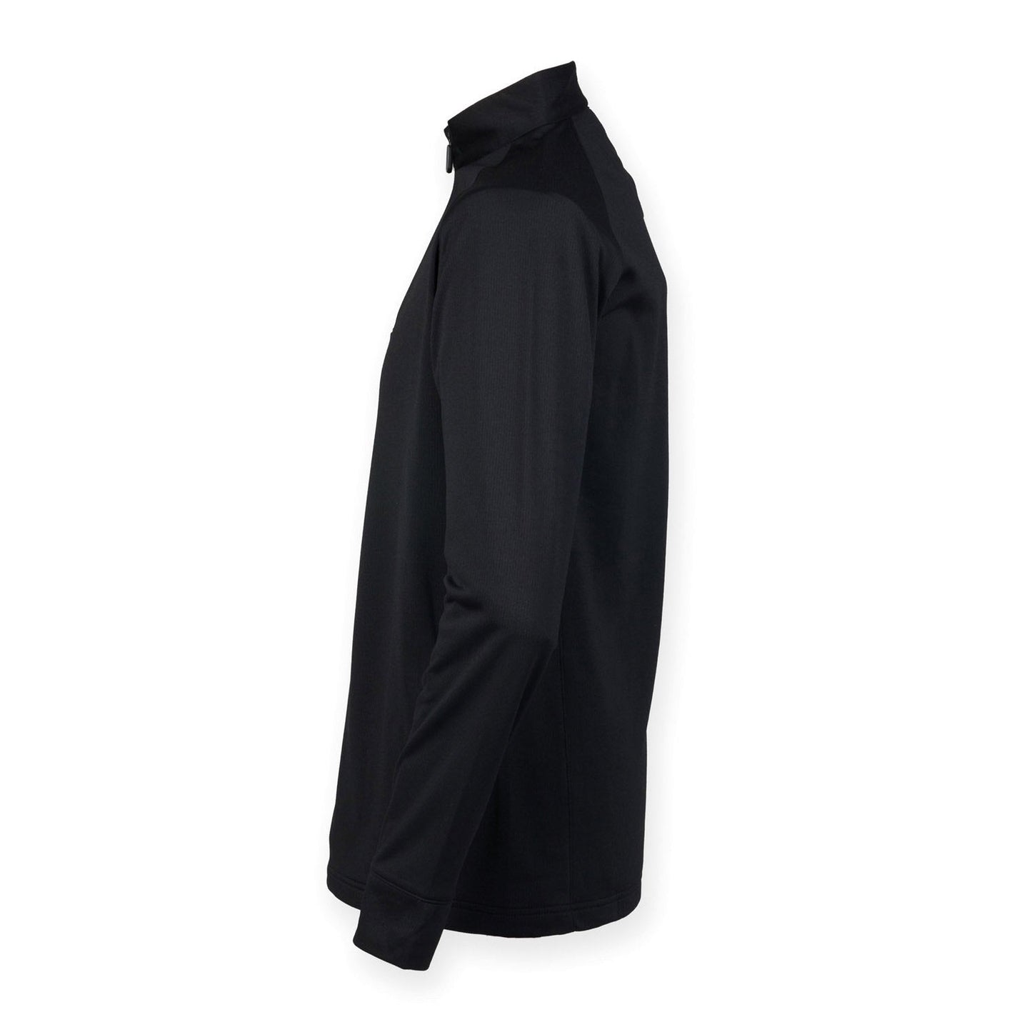 Henbury Quarter Zip Top Wicking Finish Fleece Inner Sportswear Adult Sizes