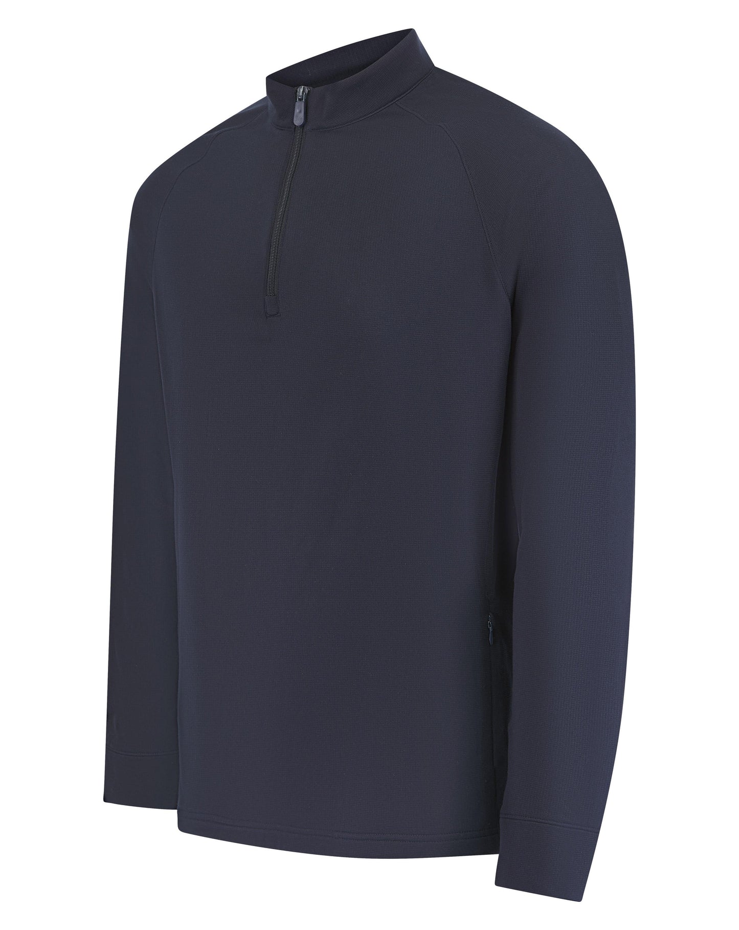 Henbury Quarter Zip Top Wicking Finish Fleece Inner Sportswear Adult Sizes