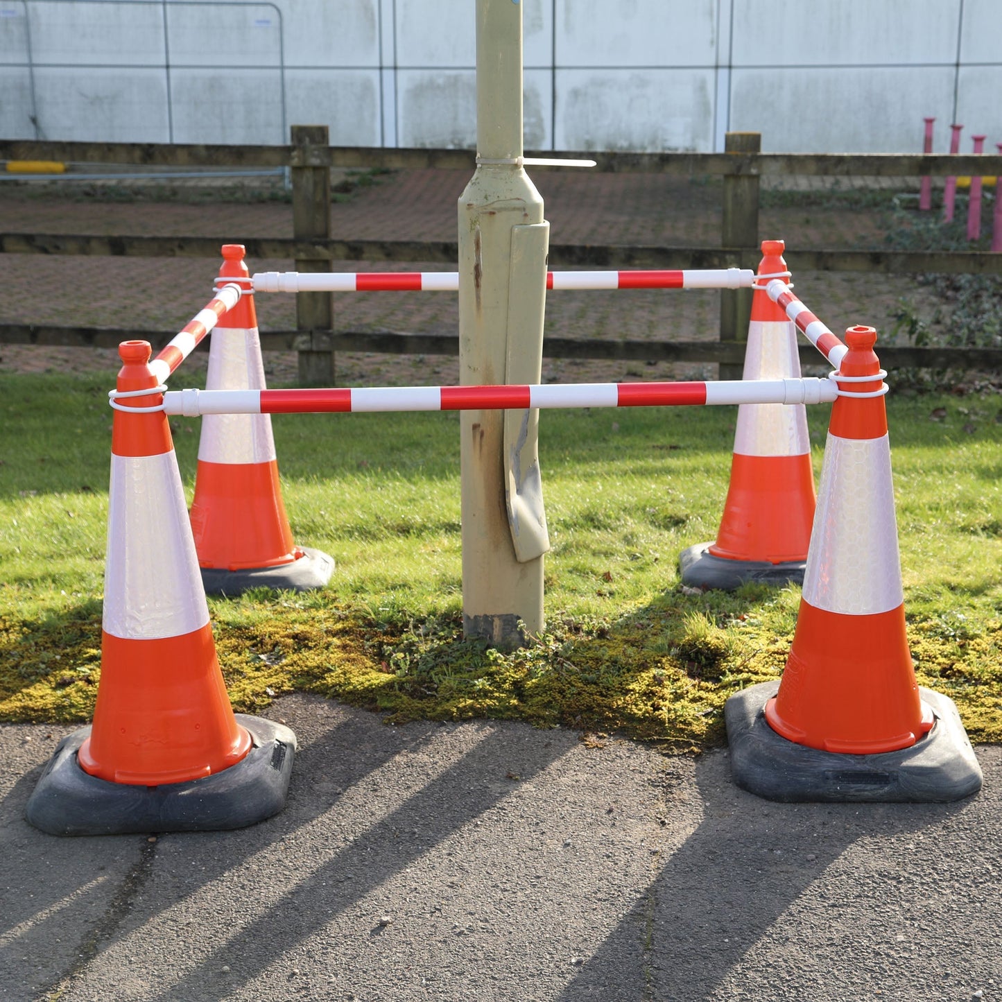 JSP Telescopic Demarcation Pole for Traffic Cones Red/White Yellow/Black