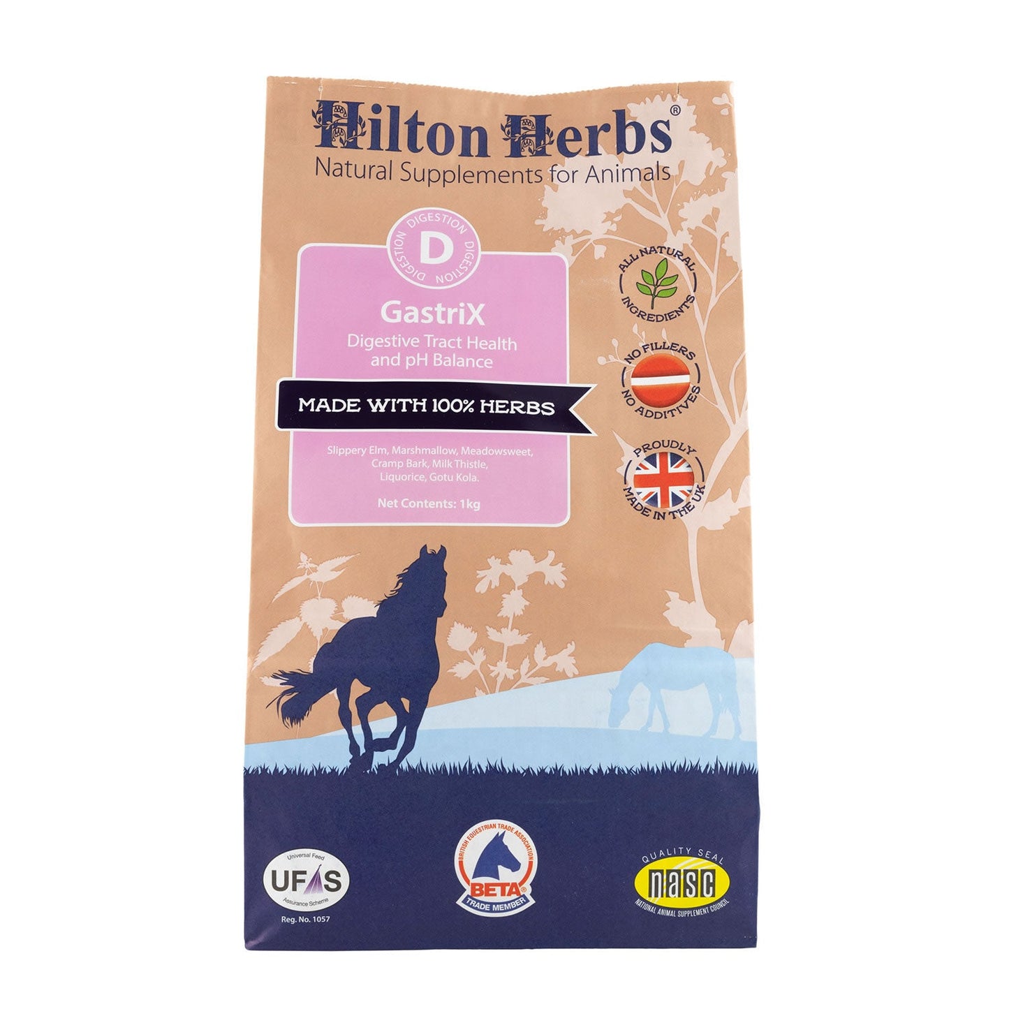 Hilton Herbs Gastri X Digestive Support Supplement for Horses and Ponies