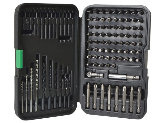 HiKOKI 102 Piece Drill & Bit Set with HSS, Masonry, Phillips, TORX & More
