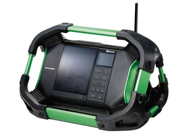 HiKOKI UR18DSDL Site Radio DAB Bluetooth 18V Battery Operated IPX4 Water-Resist.