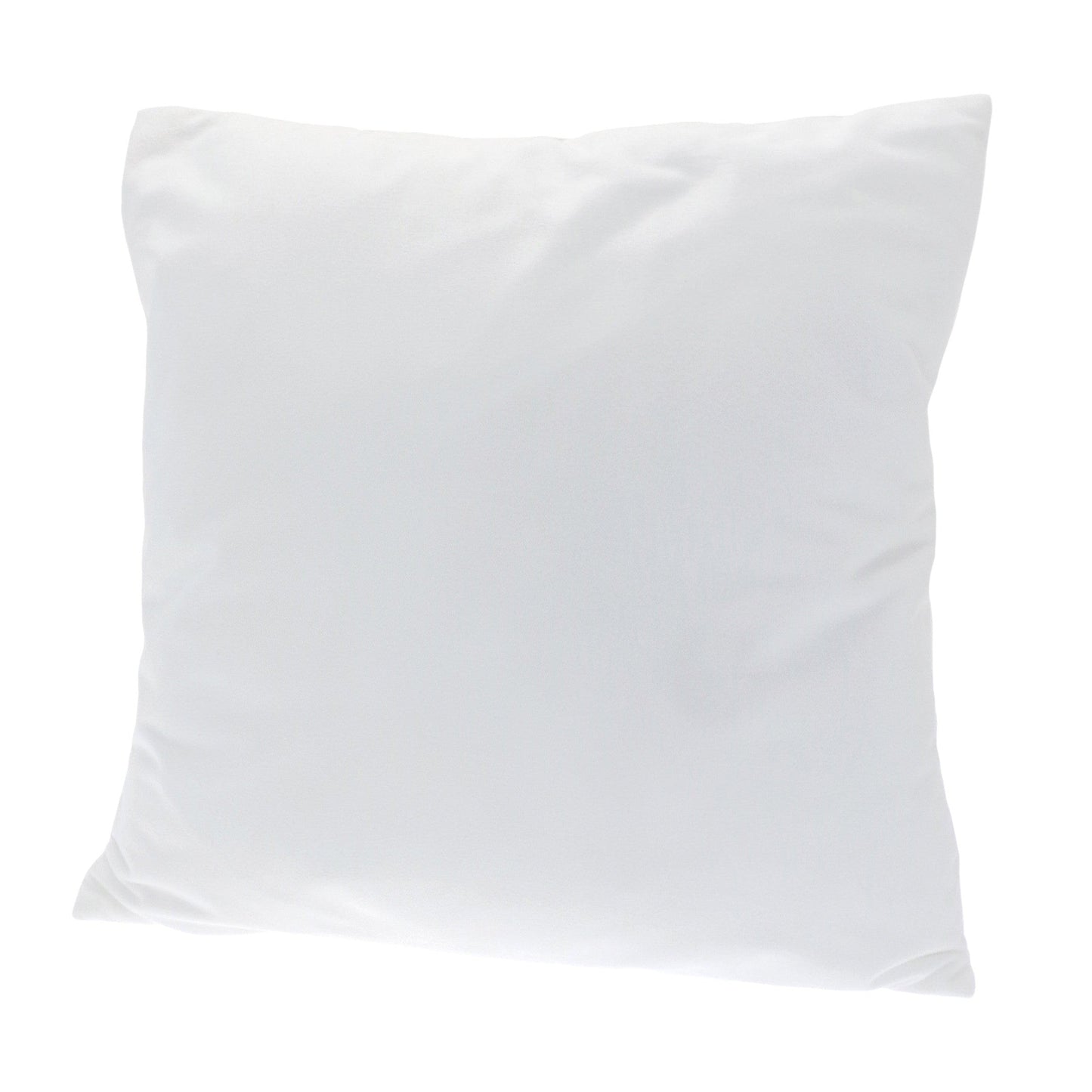 Sublimation Cushion Cover 43x43cm White Soft Concealed Zip Machine Washable