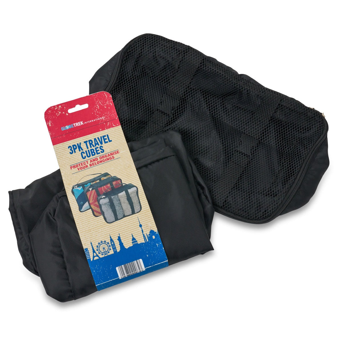 Home & Living Travel Packing Cubes Set of 3 Organisers for Easy Luggage Storage