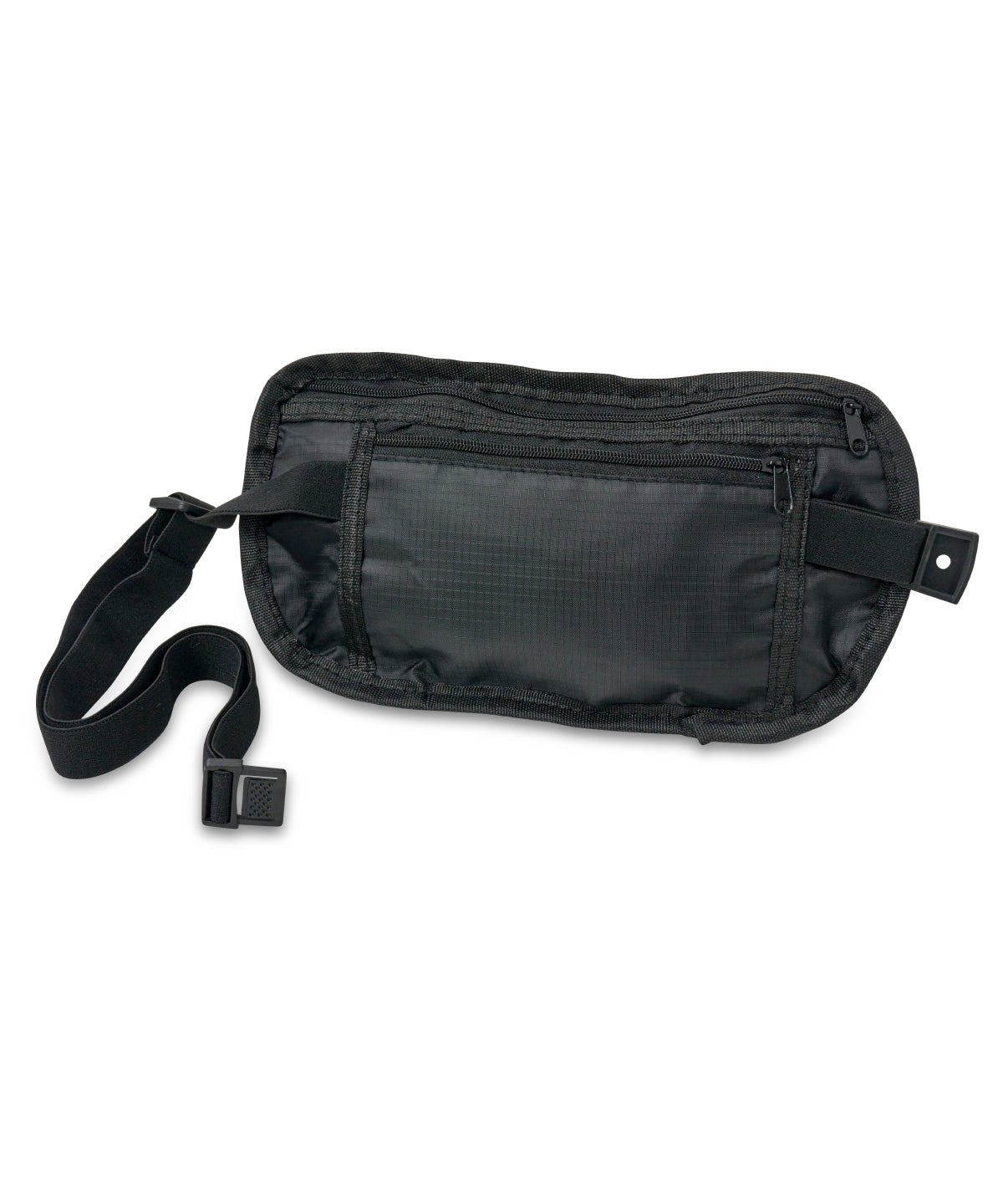 Home & Living Travel Money Belt Black Ripstop Fabric Adjustable Straps